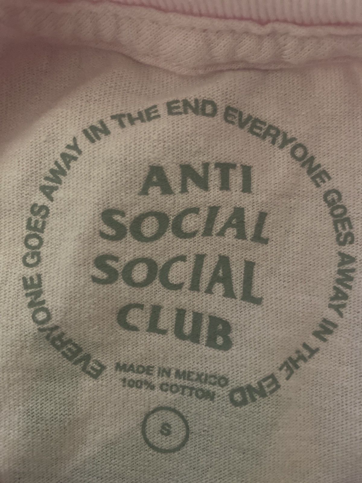 Anti Social Social Club ANTI SOCIAL SOCIAL CLUB PINK CANCEL CANCELLED X TEE T SHIRT Size US S / EU 44-46 / 1 - 3 Thumbnail