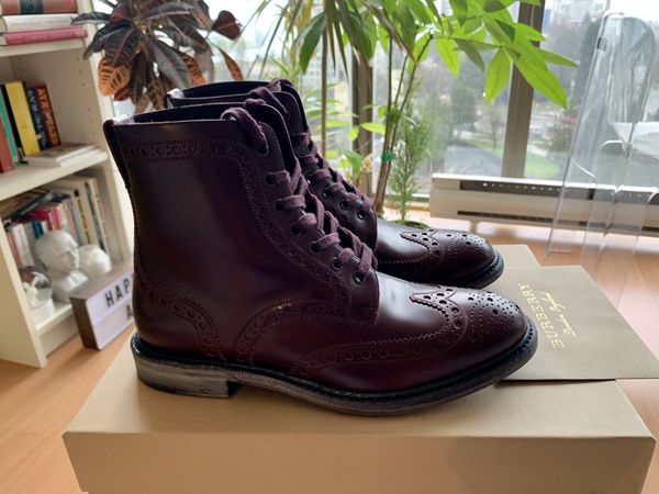 Burberry hot sale brogue boots