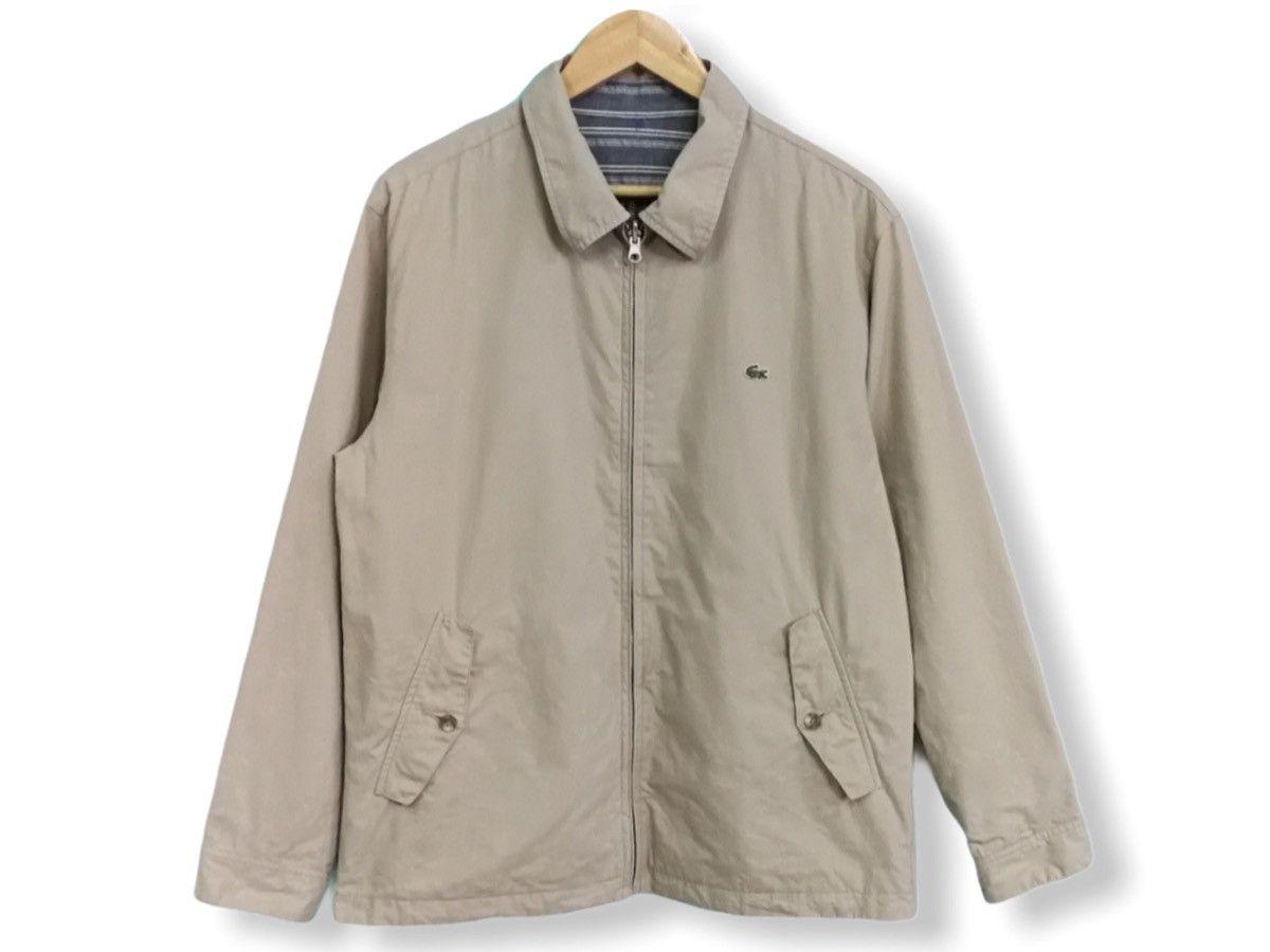Lacoste LACOSTE STRIPE REVERSIBLE JACKET Size US L / EU 52-54 / 3 - 8 Thumbnail