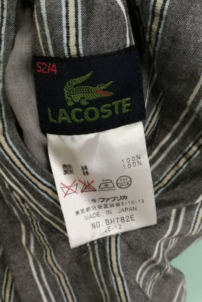 Lacoste LACOSTE STRIPE REVERSIBLE JACKET Size US L / EU 52-54 / 3 - 15 Thumbnail