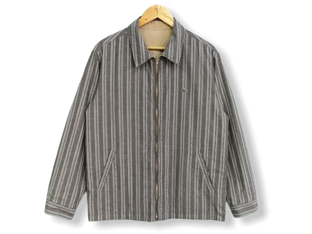 Lacoste LACOSTE STRIPE REVERSIBLE JACKET Size US L / EU 52-54 / 3 - 2 Thumbnail