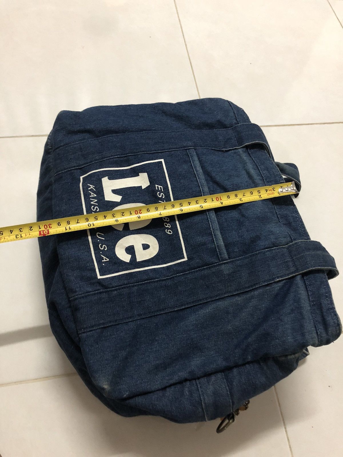 Lee × Vintage Vintage Lee Denim Tote Sling Bag Size ONE SIZE - 9 Thumbnail
