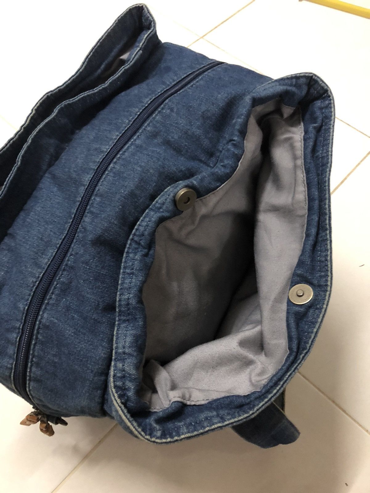 Lee × Vintage Vintage Lee Denim Tote Sling Bag Size ONE SIZE - 4 Thumbnail