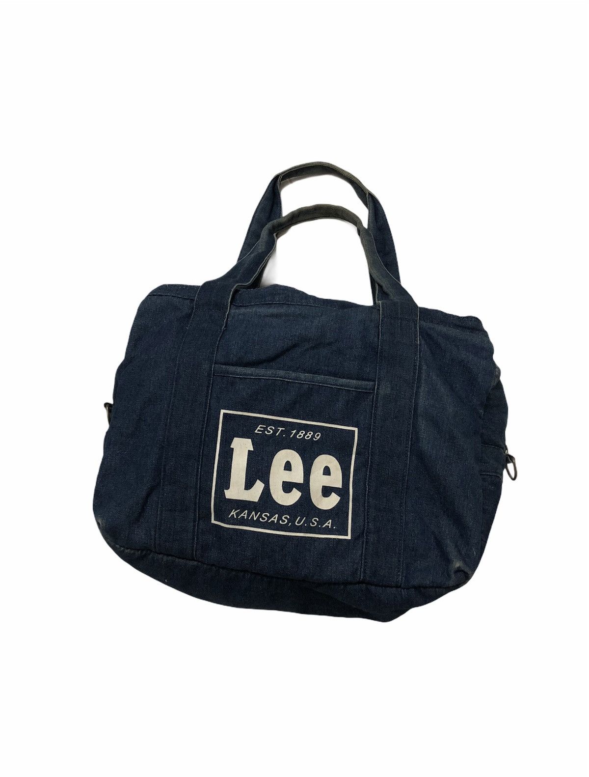 Lee × Vintage Vintage Lee Denim Tote Sling Bag Size ONE SIZE - 1 Thumbnail