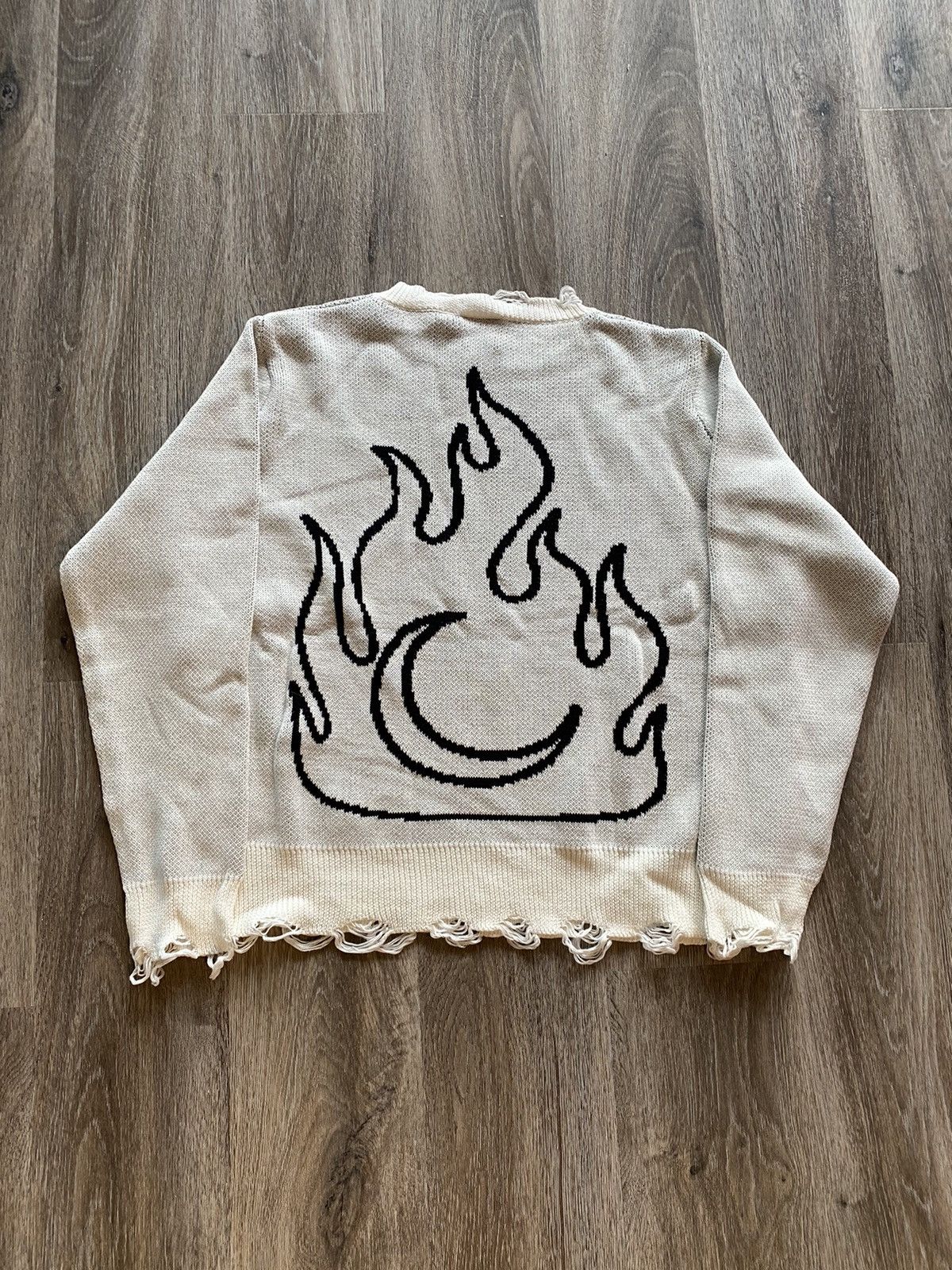 極美品 Nightclub × JUN INAGAWA Mist Knit JUN INAGAWA × NIGHTCLUB