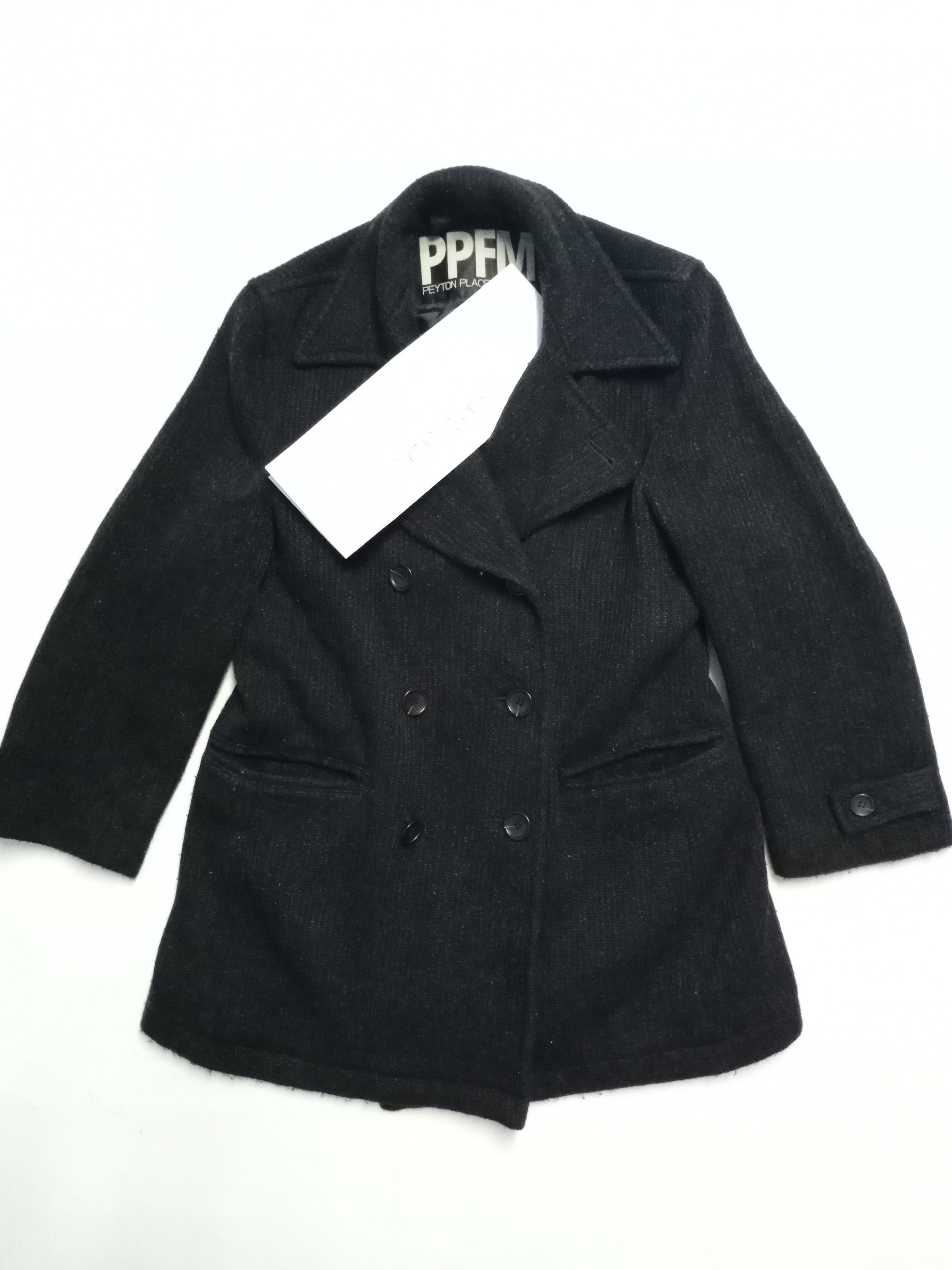 Japanese Brand × PPFM Rare! PPFM wool trench coat jacket Size US M / EU 48-50 / 2 - 9 Thumbnail