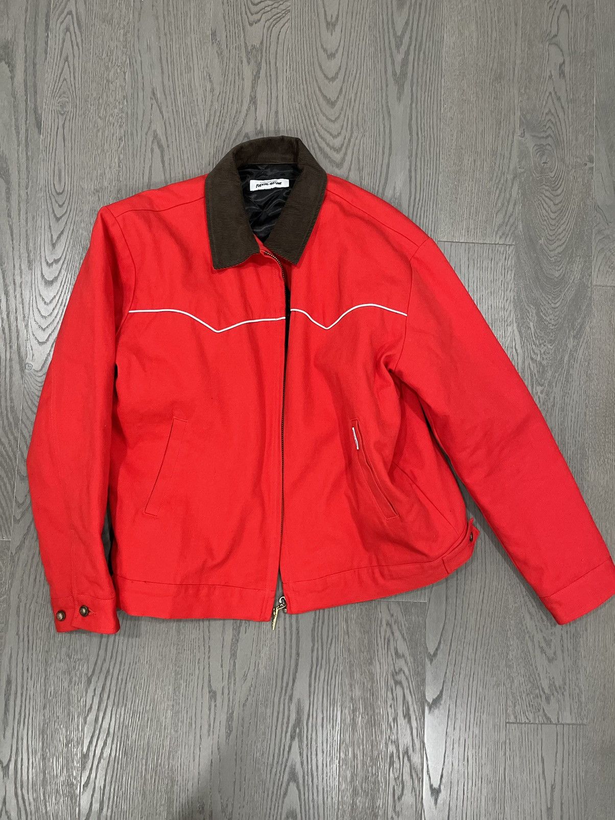 Fucking Awesome Fucking Awesome Western Canvas Jacket Red | Grailed
