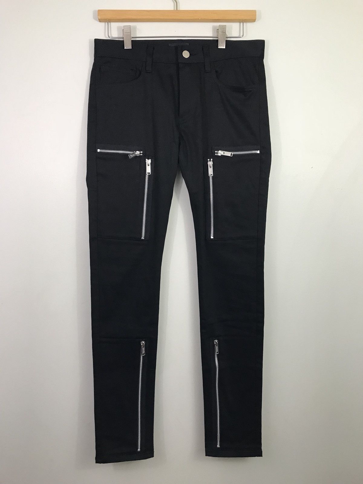 Undercover Multi-Zip Twill Skinny Jeans Size US 29 - 1 Thumbnail