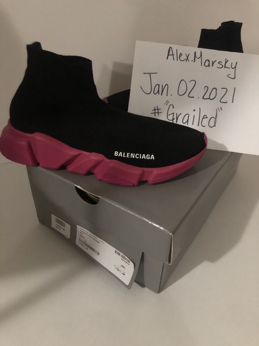 Balenciaga pink sale speedrunners