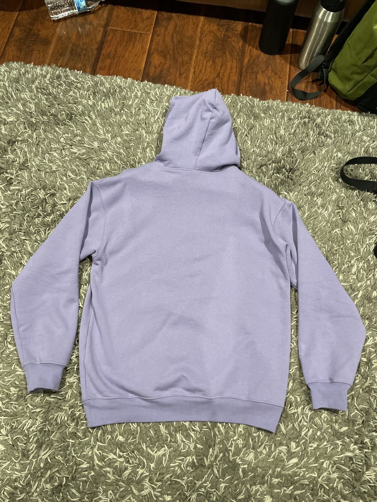 Dime Dime Lilac Embroidered Logo Hoodie Grailed