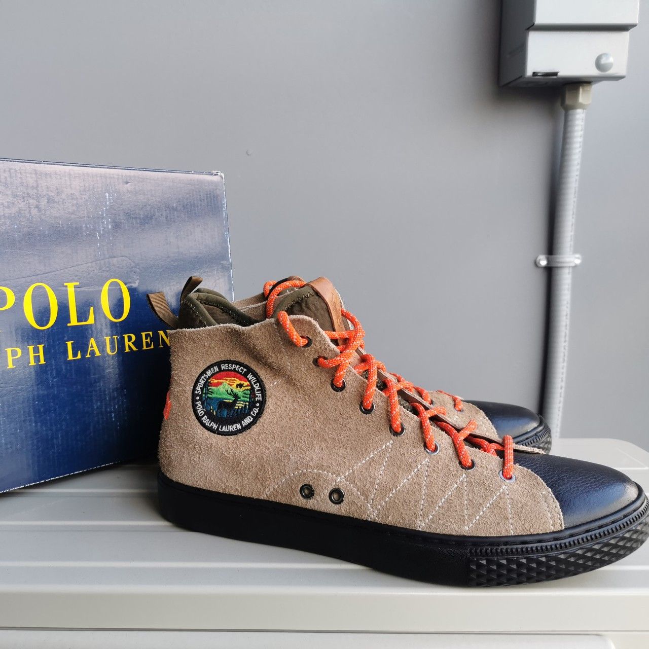 Polo Ralph Lauren Polo Ralph Lauren Delaney high top sneaker Grailed