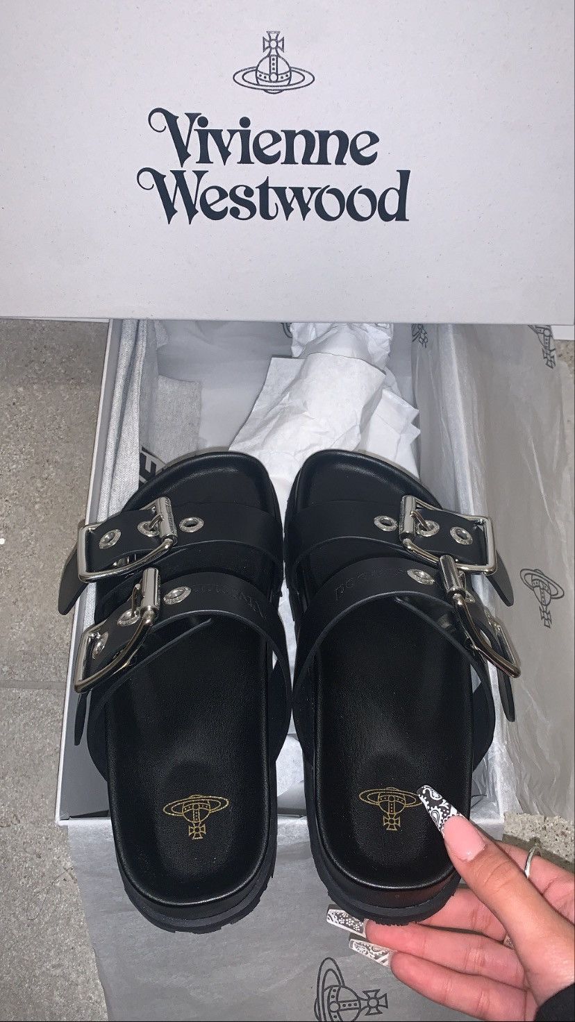 サンダル・ミュール VIVIENNE WESTWOOD Women Sandals 63809007W25SILVER Silver Vivienne Westwood Sandal heels for Women | Online Sale up to