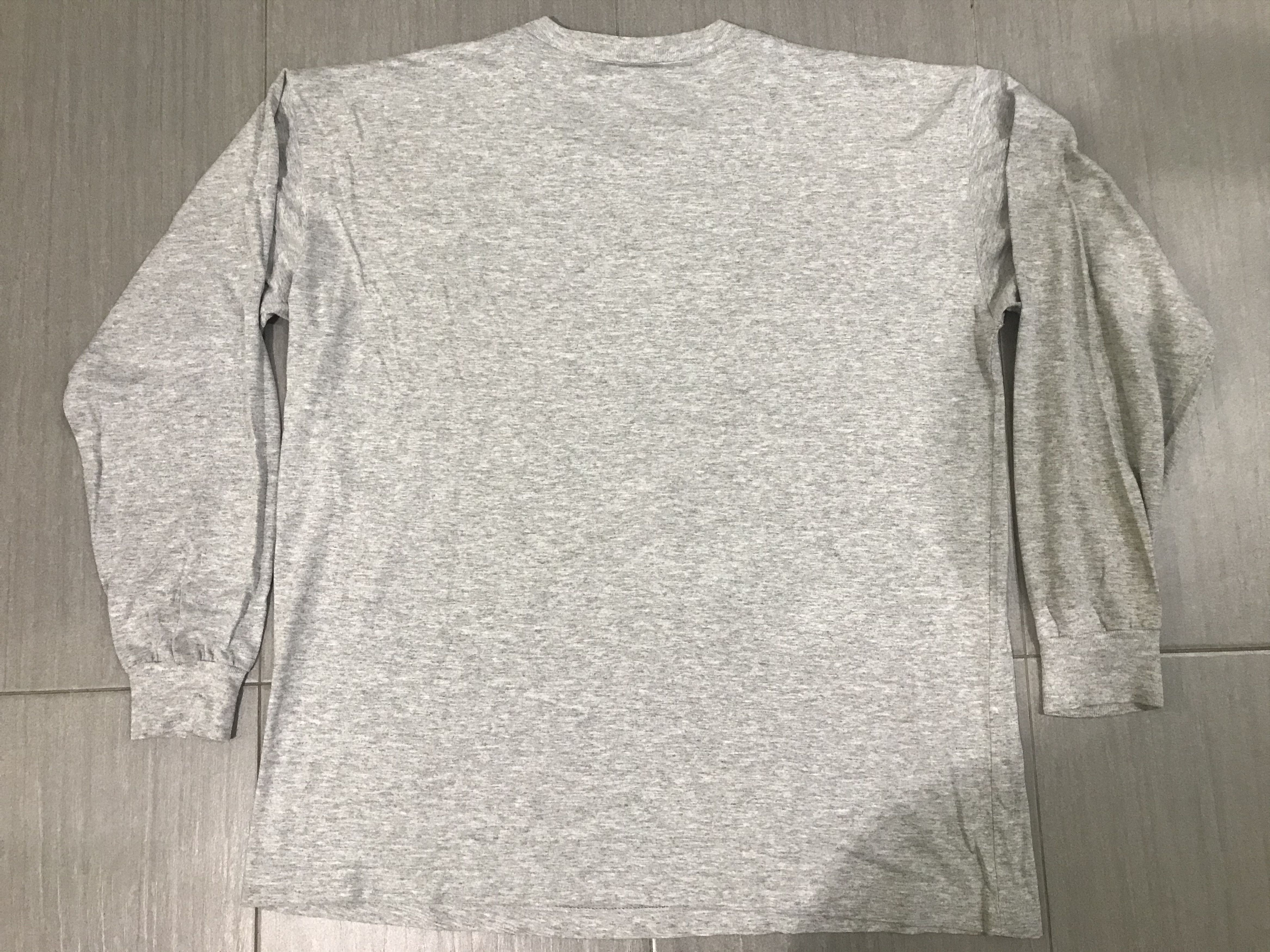 Nike Vintage 90's Nike Pin Wheel Long Sleeve T-Shirt Size US XL / EU 56 / 4 - 4 Thumbnail