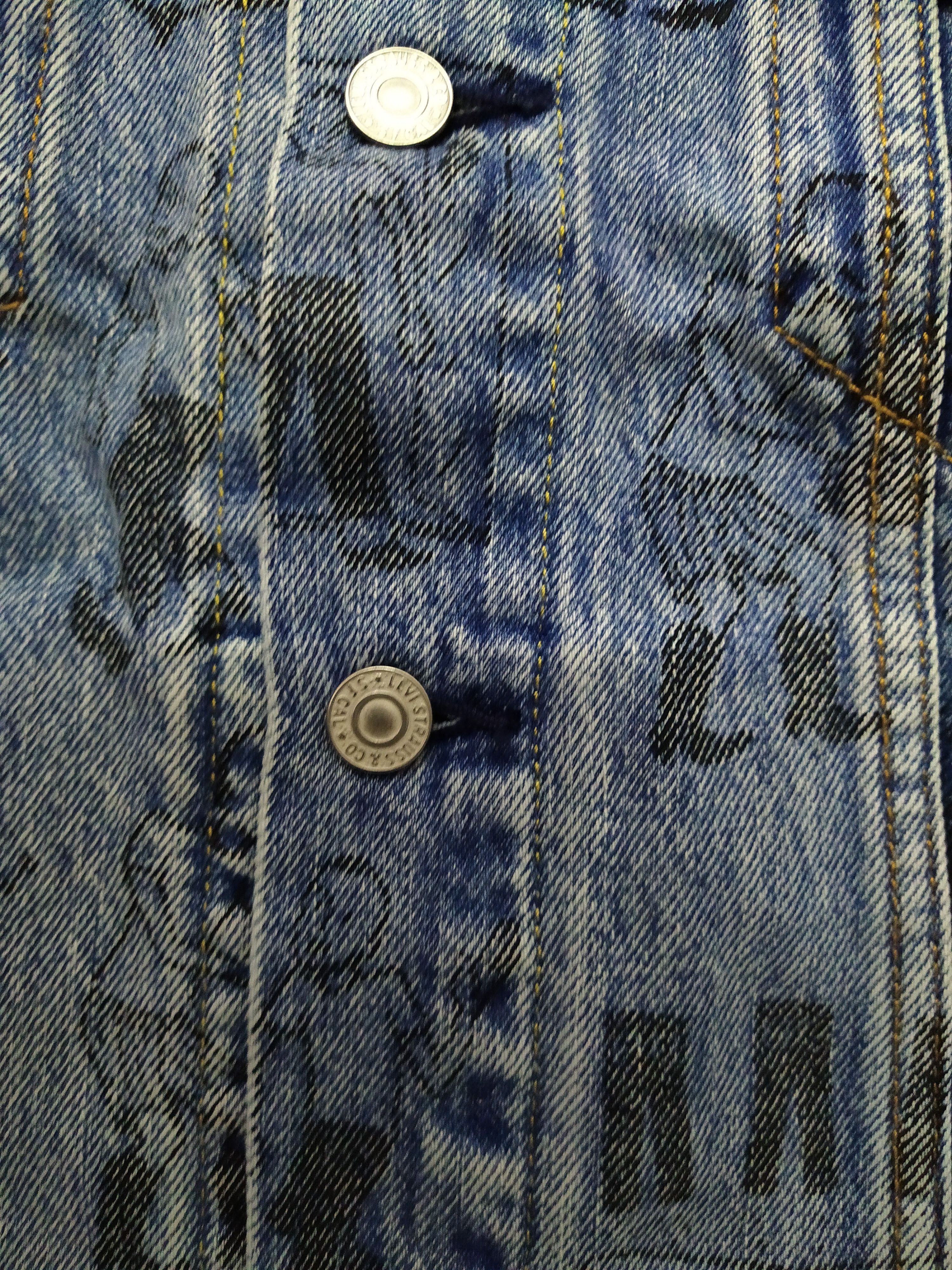 Levi's LEVIS TRUCKER BIG E BATH-TUB DENIM JACKET (B792) Size US S / EU 44-46 / 1 - 2 Thumbnail