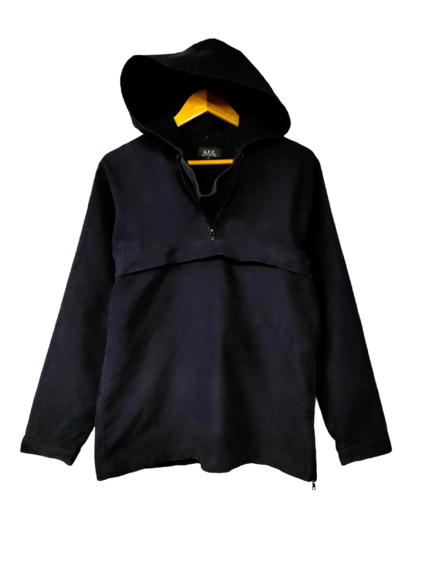 A.P.C. 🔥VTG A.P.C NAVY MOLESKIN HALFZIPPER HOODIE JACKETS Size US S / EU 44-46 / 1 - 2 Thumbnail