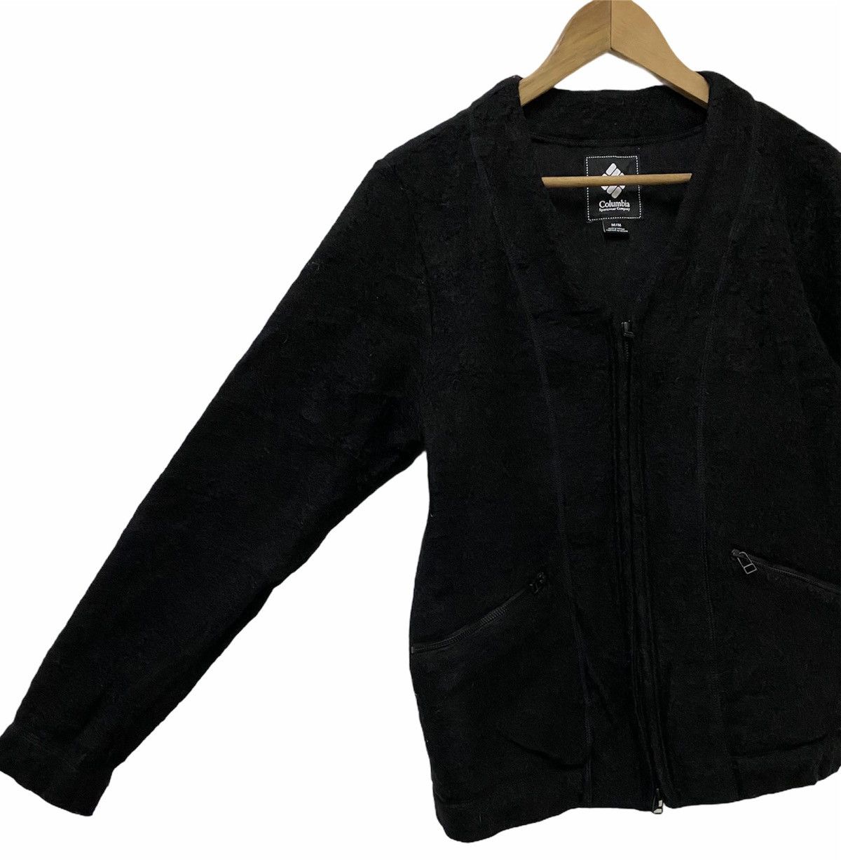 Columbia Grail🔥Columbia Autumn Winter Wool Black Cardigan Size US S / EU 44-46 / 1 - 7 Thumbnail