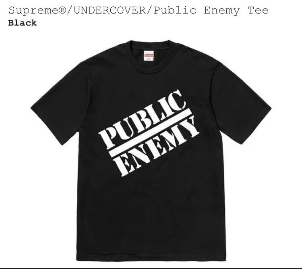 Supreme Public Enemy Blow Your Mind Tee | Grailed