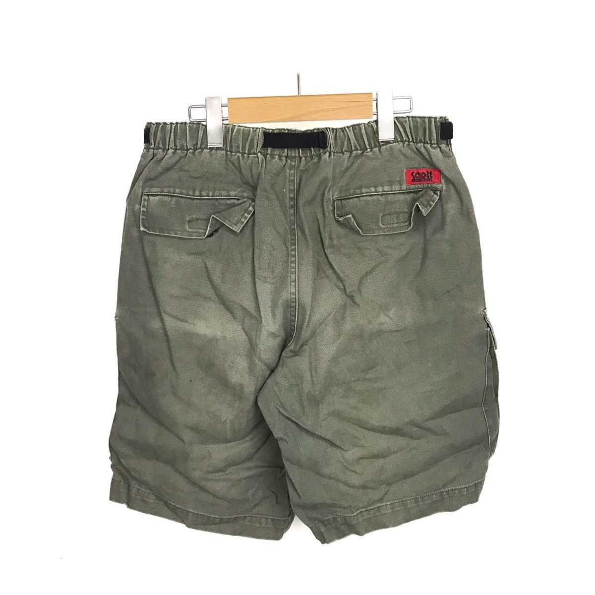 Schott Schott NYC Military Cargo short Pants tactical utilities Size US 30 / EU 46 - 2 Thumbnail