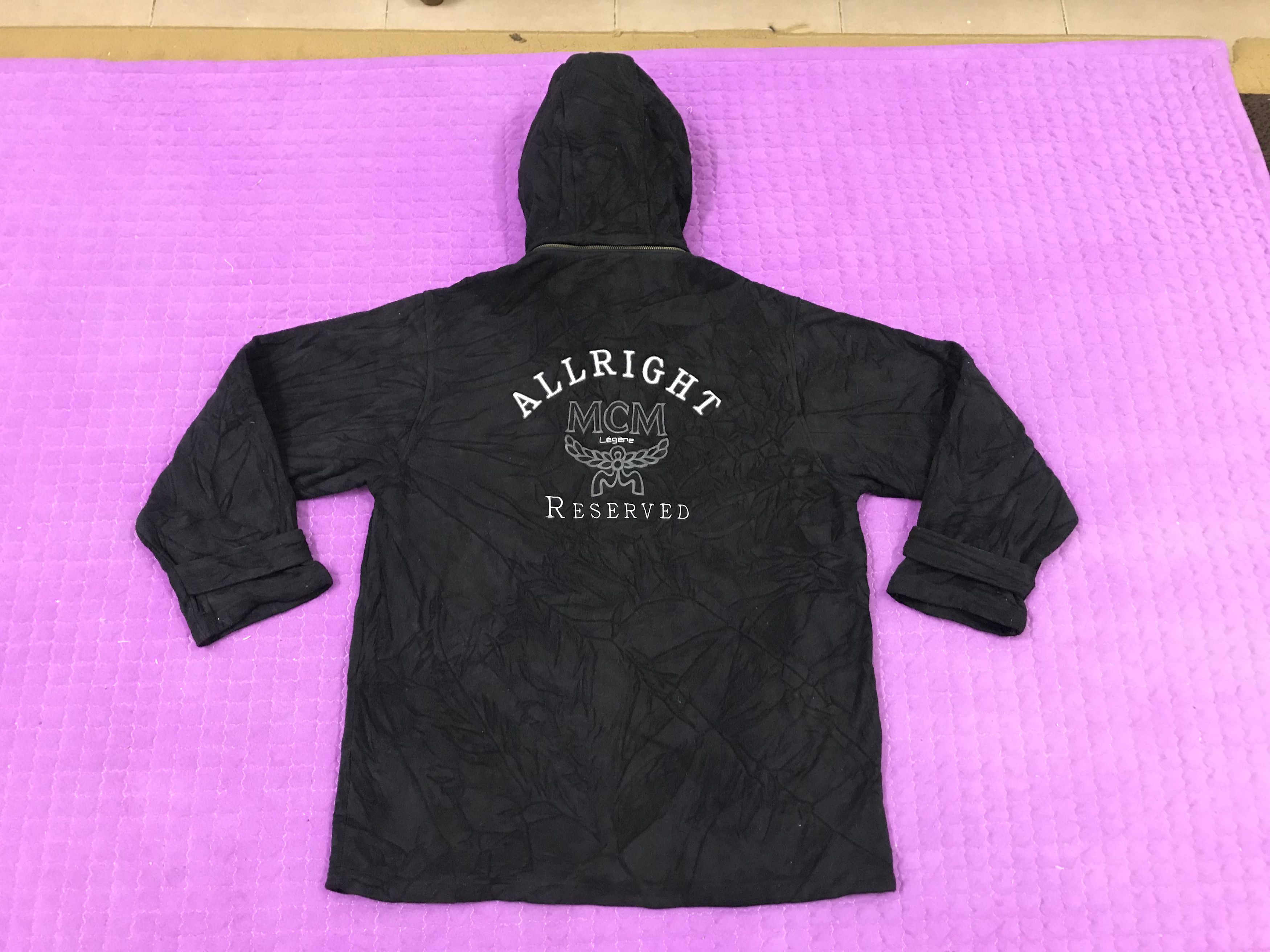 MCM Legere Reserved Big Logo Hoodie Jacket