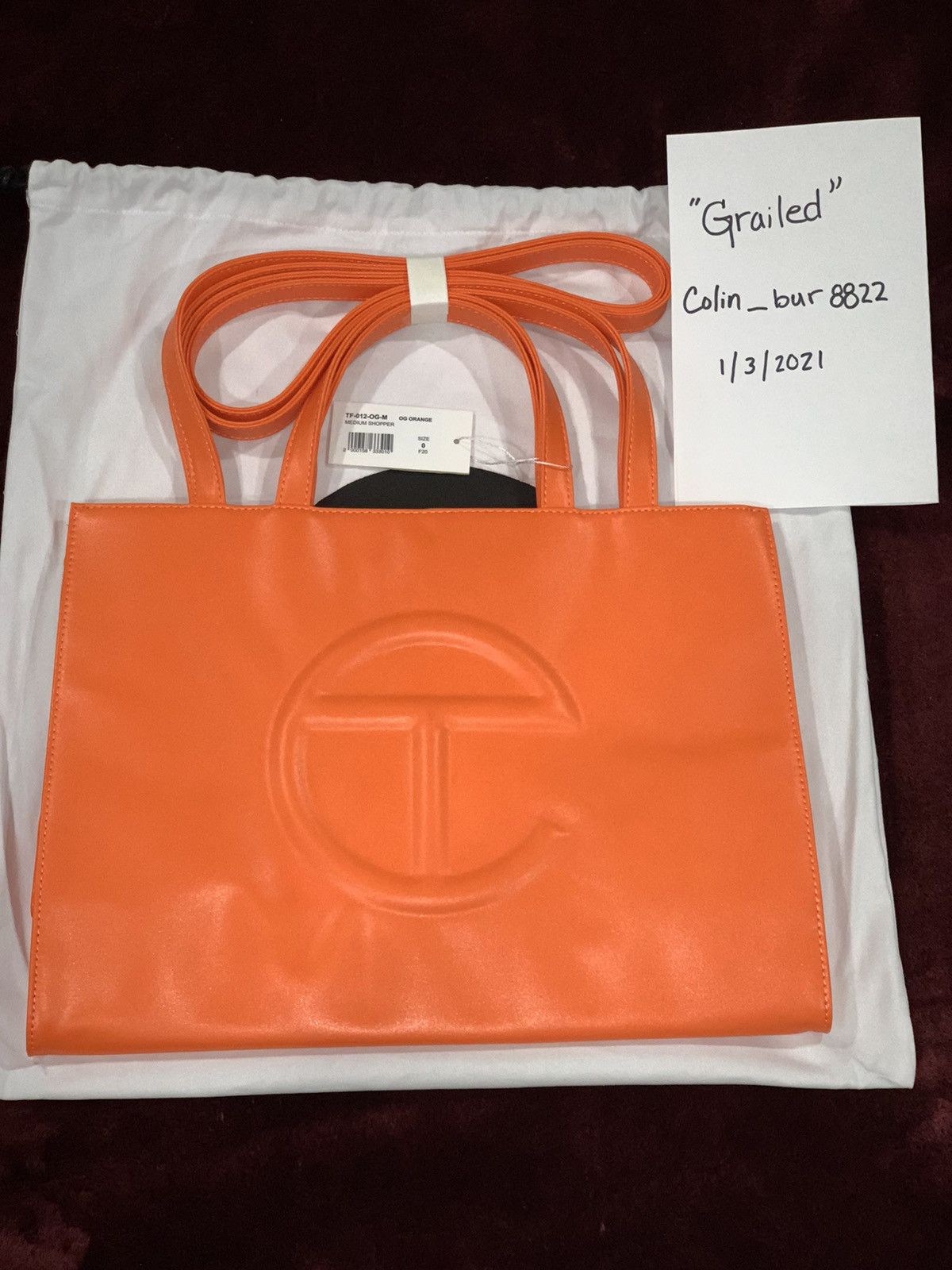 TF Orange Medium on sale Bag