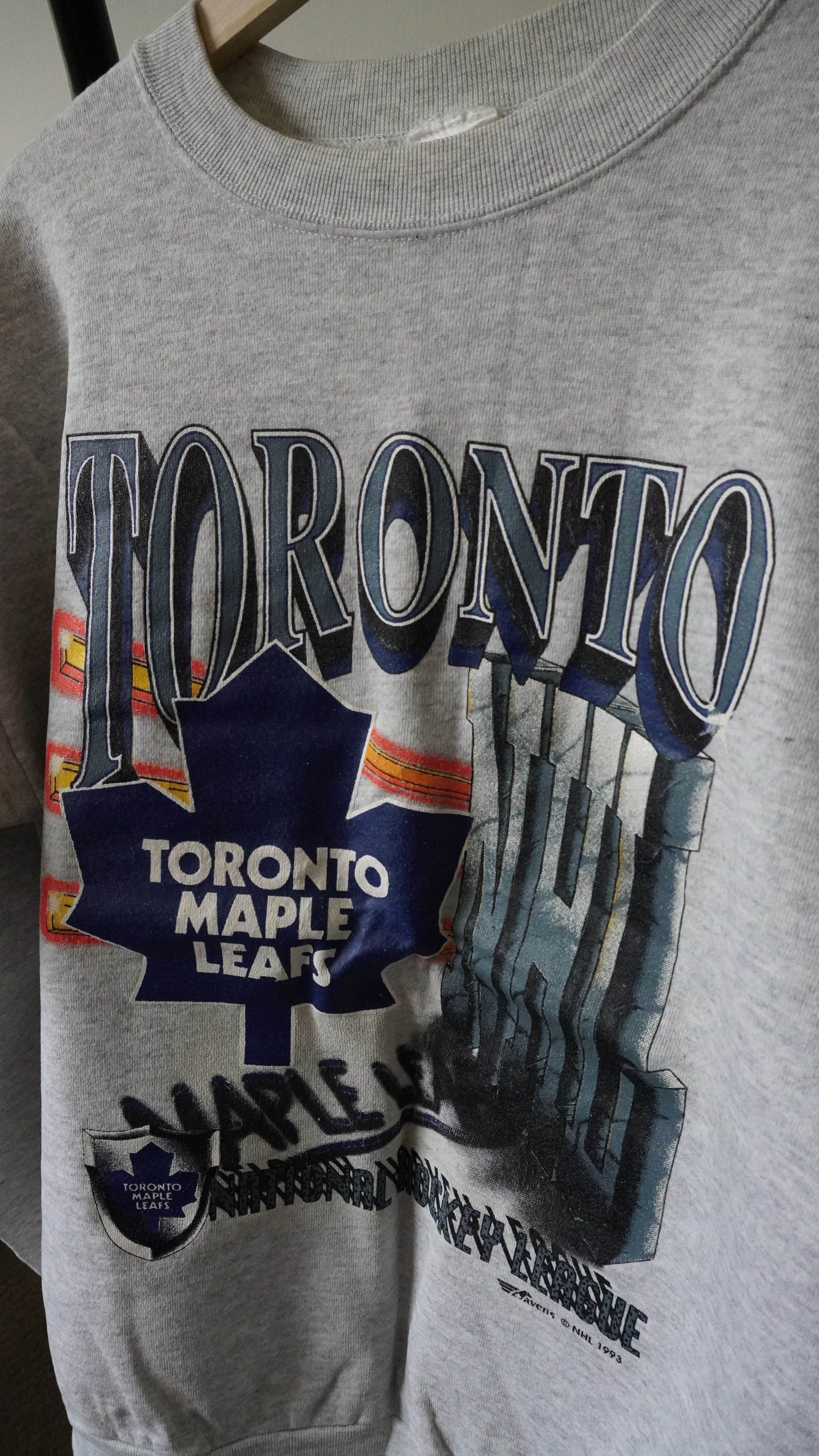NHL Vintage Toronto Maple Leafs Sweatshirt sweater Crewneck Size US L / EU 52-54 / 3 - 2 Thumbnail