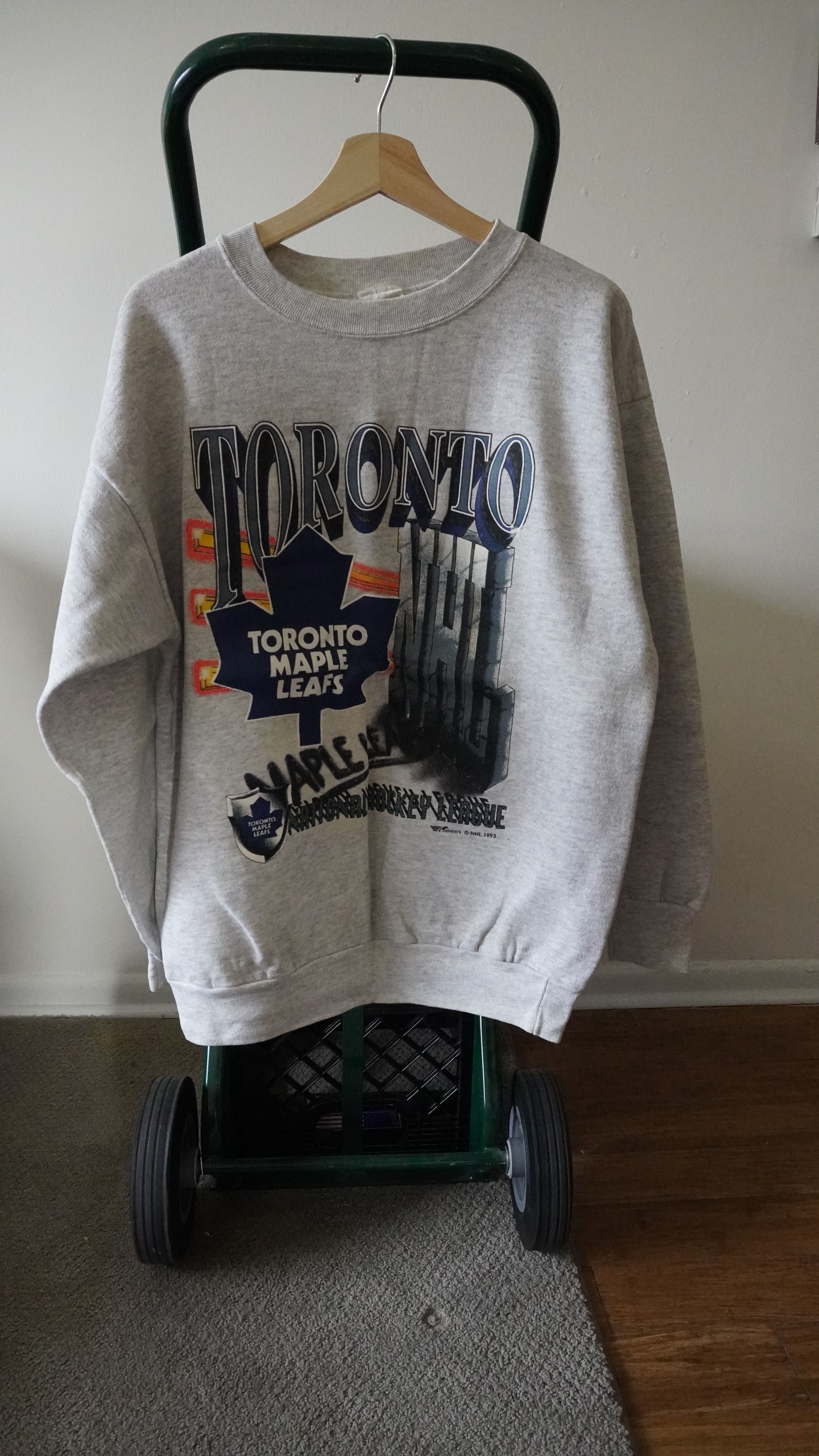 NHL Vintage Toronto Maple Leafs Sweatshirt sweater Crewneck Size US L / EU 52-54 / 3 - 1 Thumbnail