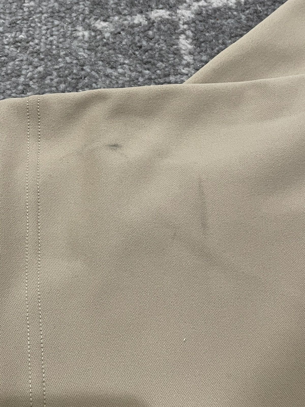 Random Identities Beige Pleated Track Pants Size US 32 / EU 48 - 3 Thumbnail