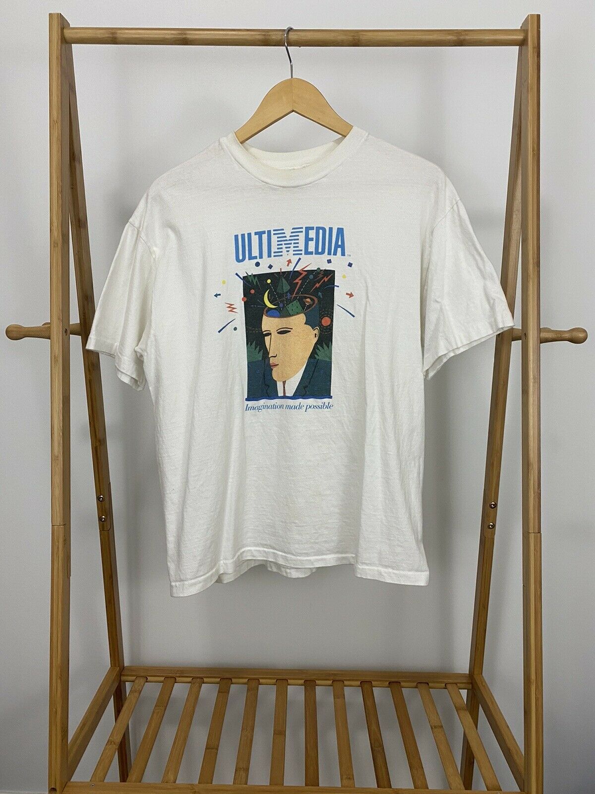 Vintage IBM Ultimedia Imagination Made Possible T-Shirt Size US L / EU 52-54 / 3 - 1 Thumbnail