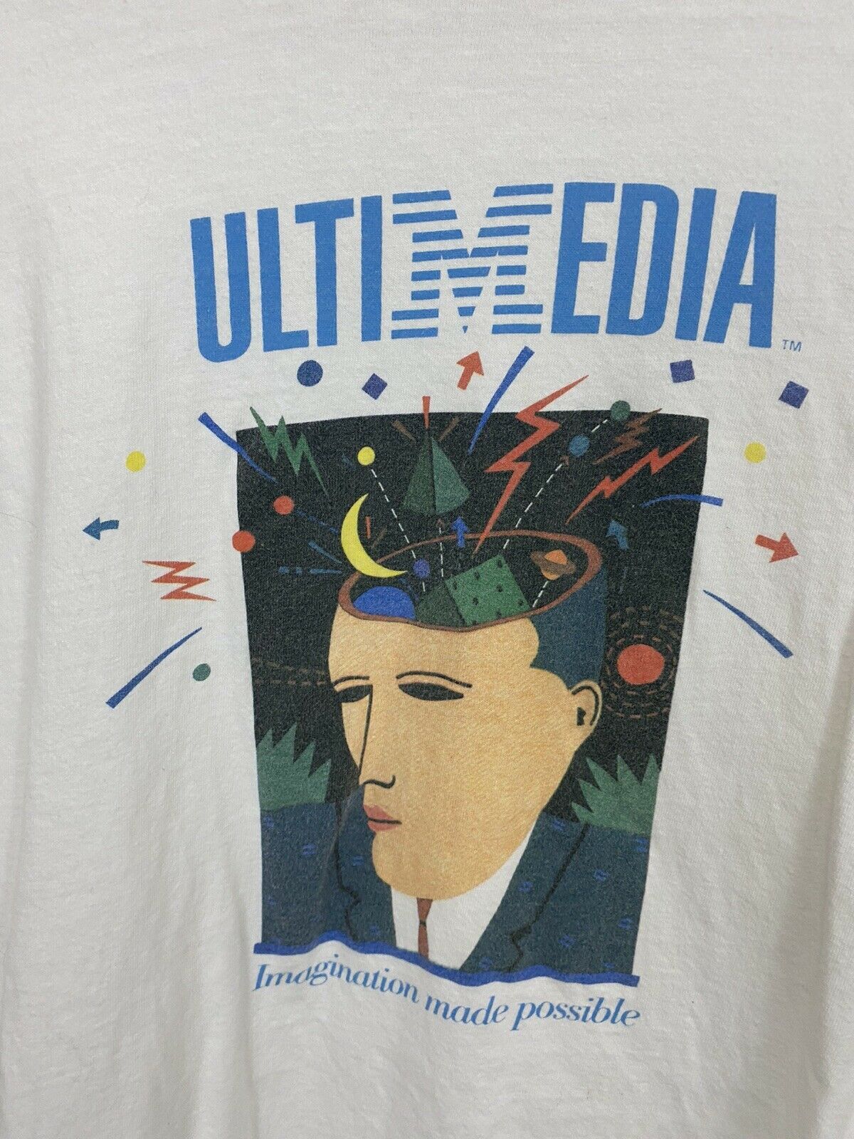 Vintage IBM Ultimedia Imagination Made Possible T-Shirt Size US L / EU 52-54 / 3 - 3 Thumbnail
