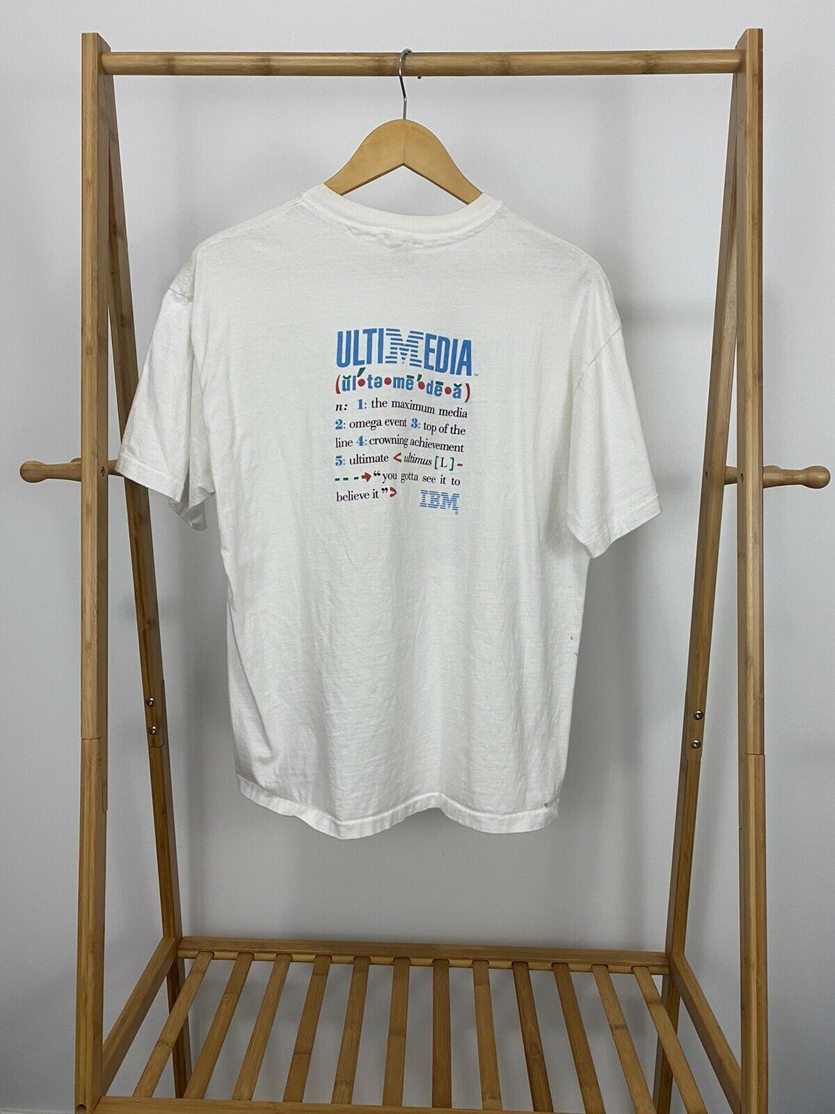 Vintage IBM Ultimedia Imagination Made Possible T-Shirt Size US L / EU 52-54 / 3 - 2 Thumbnail