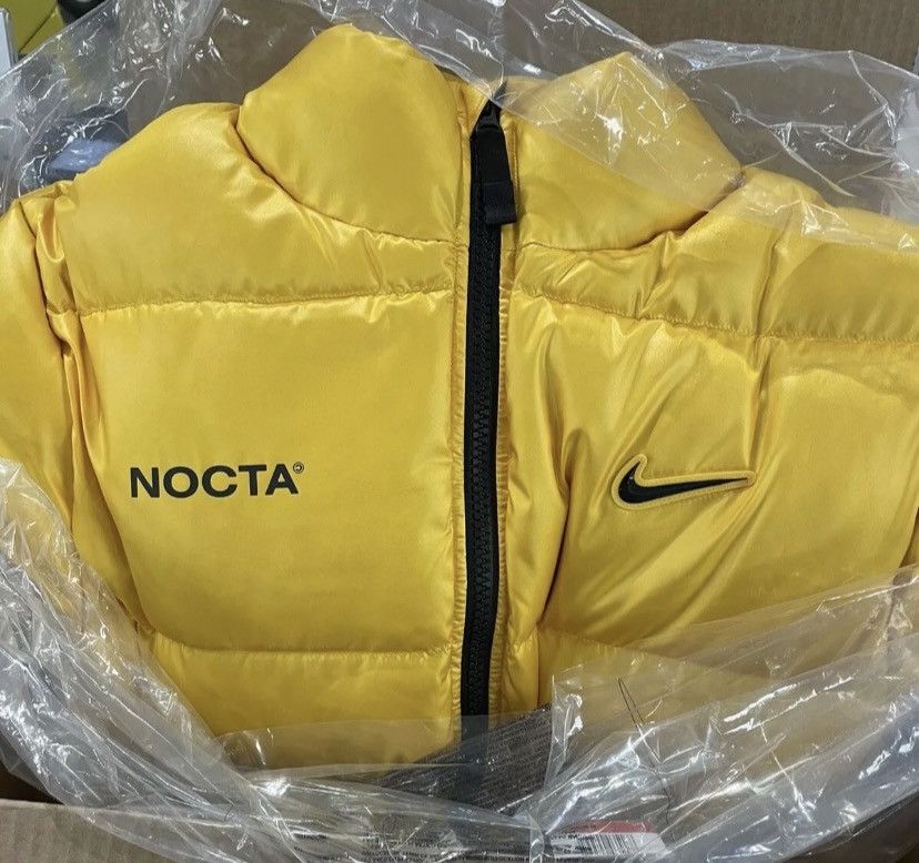 Nike Gold Yellow Nocta x Nike Drake Puffer Jacket | Grailed