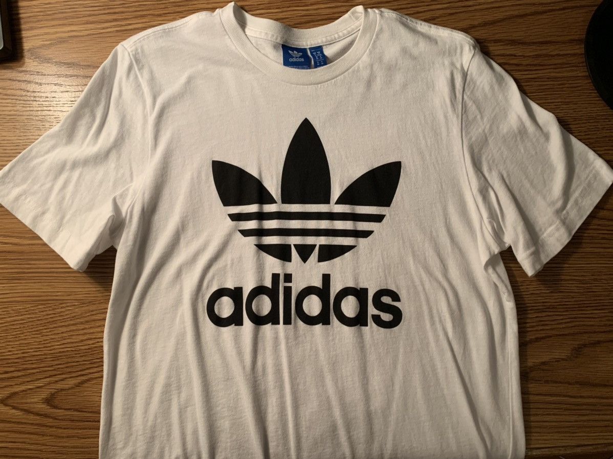 Adidas Adidas Trefoil Tee White | Grailed