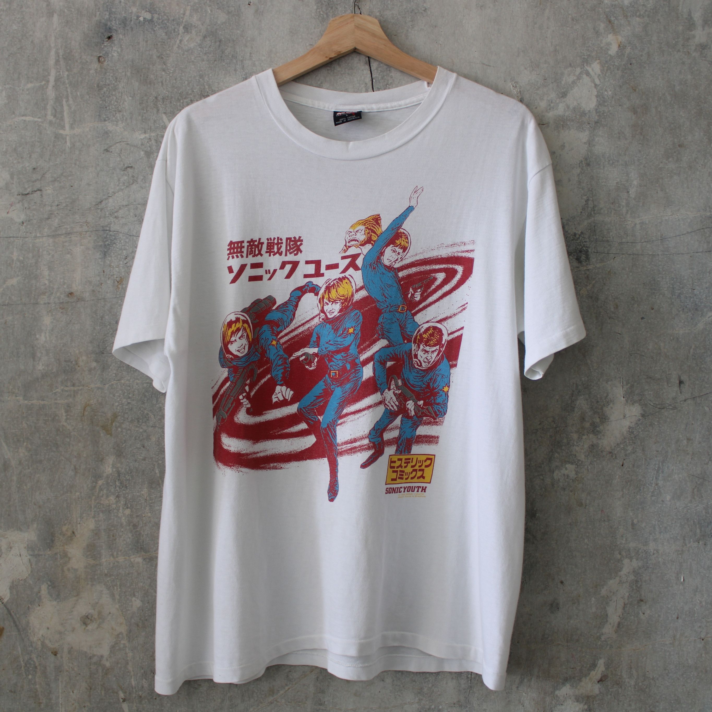 Band Tees × Vintage Vintage 1992 Sonic Youth - Hysteric Astronauts 
