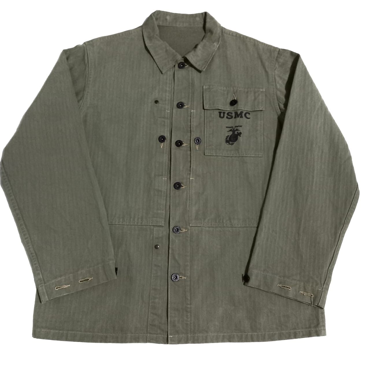 Vintage Buzzrickson Usmc P44 HBT Utility Jacket