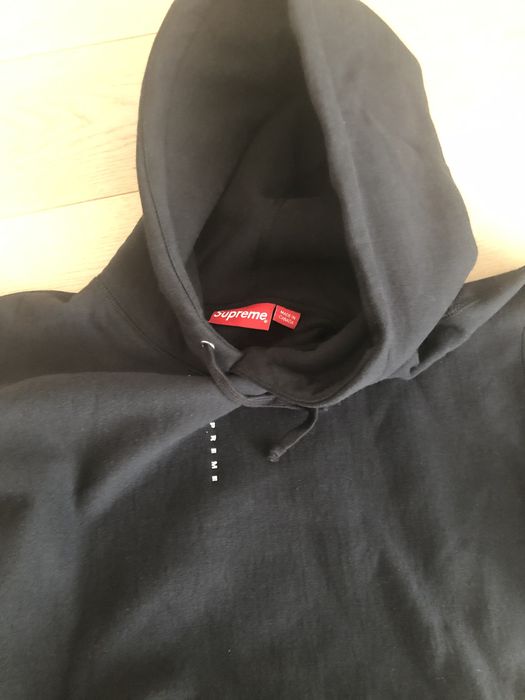 Supreme Micro Logo Hoodie | Grailed