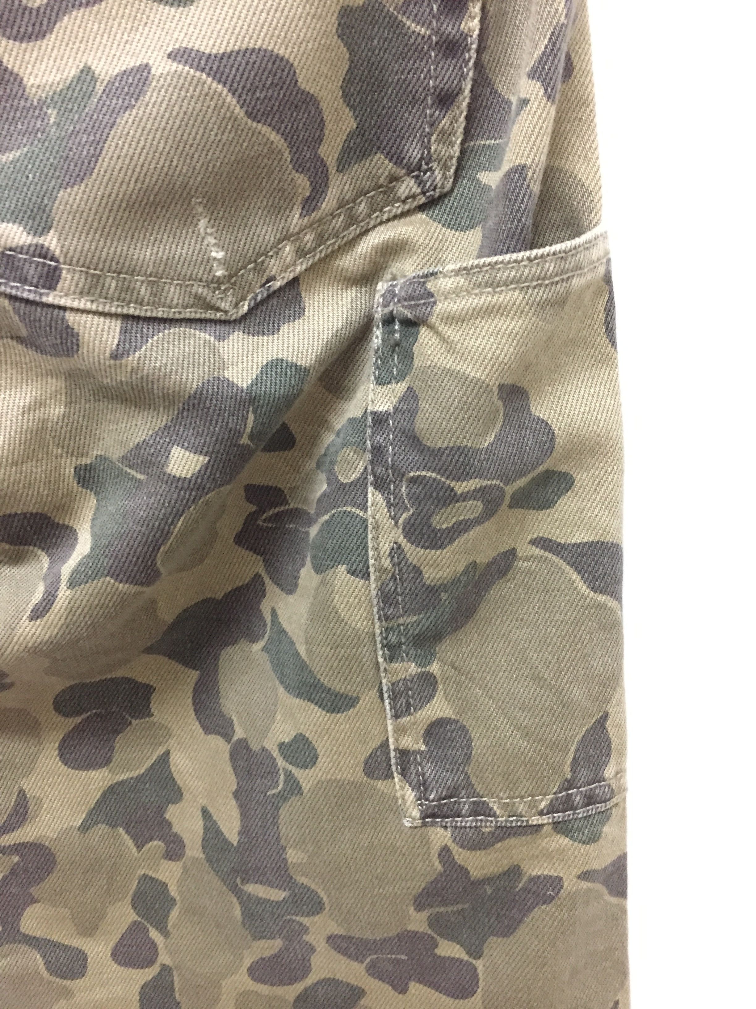 Polo Ralph Lauren Vtg POLO Ralph Lauren distressed camo carpenter pants Size US 31 - 9 Thumbnail