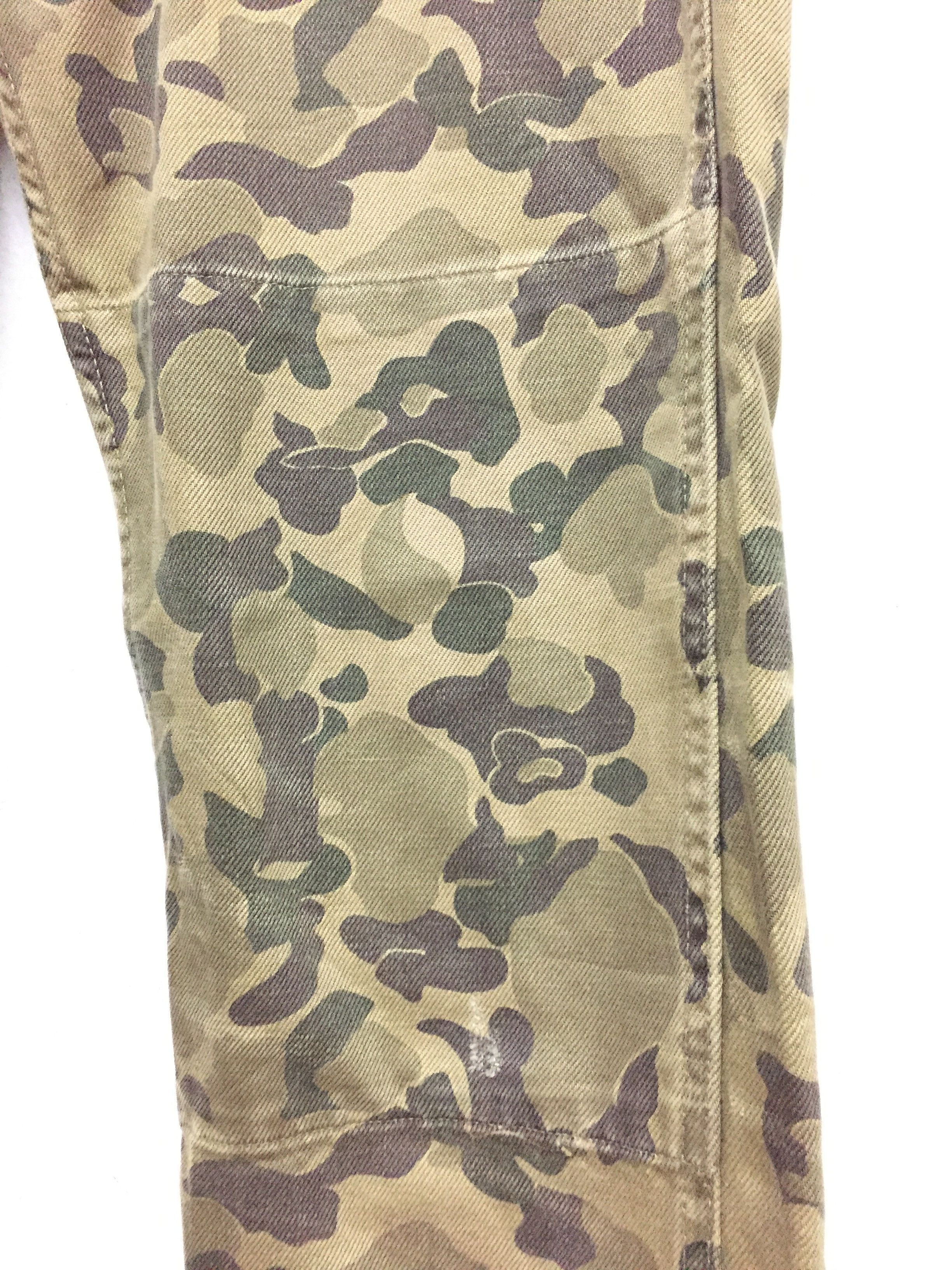Polo Ralph Lauren Vtg POLO Ralph Lauren distressed camo carpenter pants Size US 31 - 4 Thumbnail