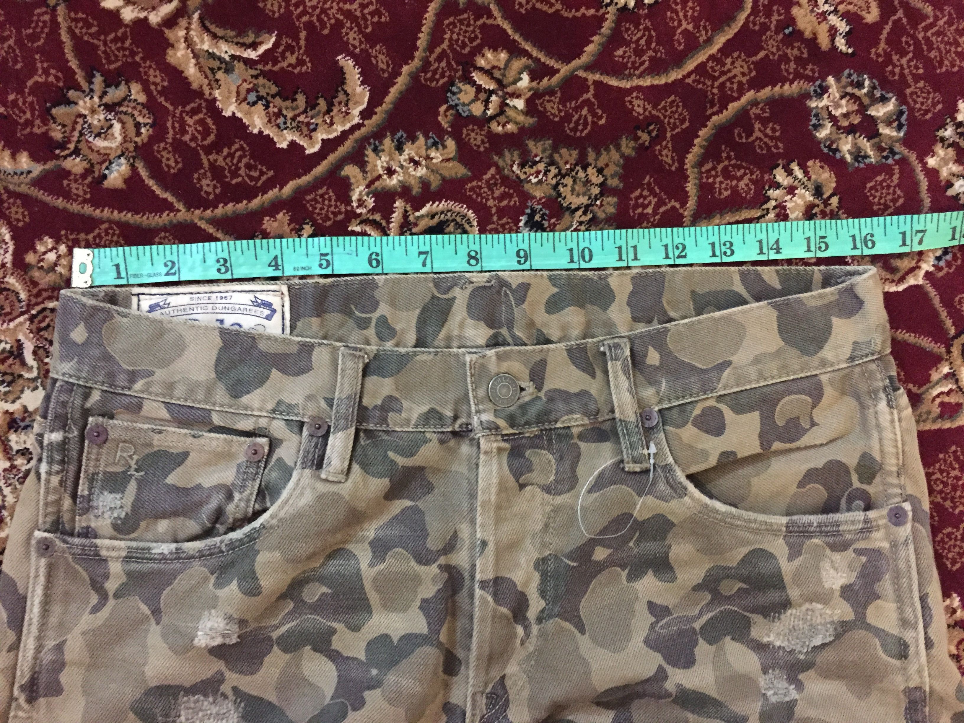 Polo Ralph Lauren Vtg POLO Ralph Lauren distressed camo carpenter pants Size US 31 - 12 Thumbnail