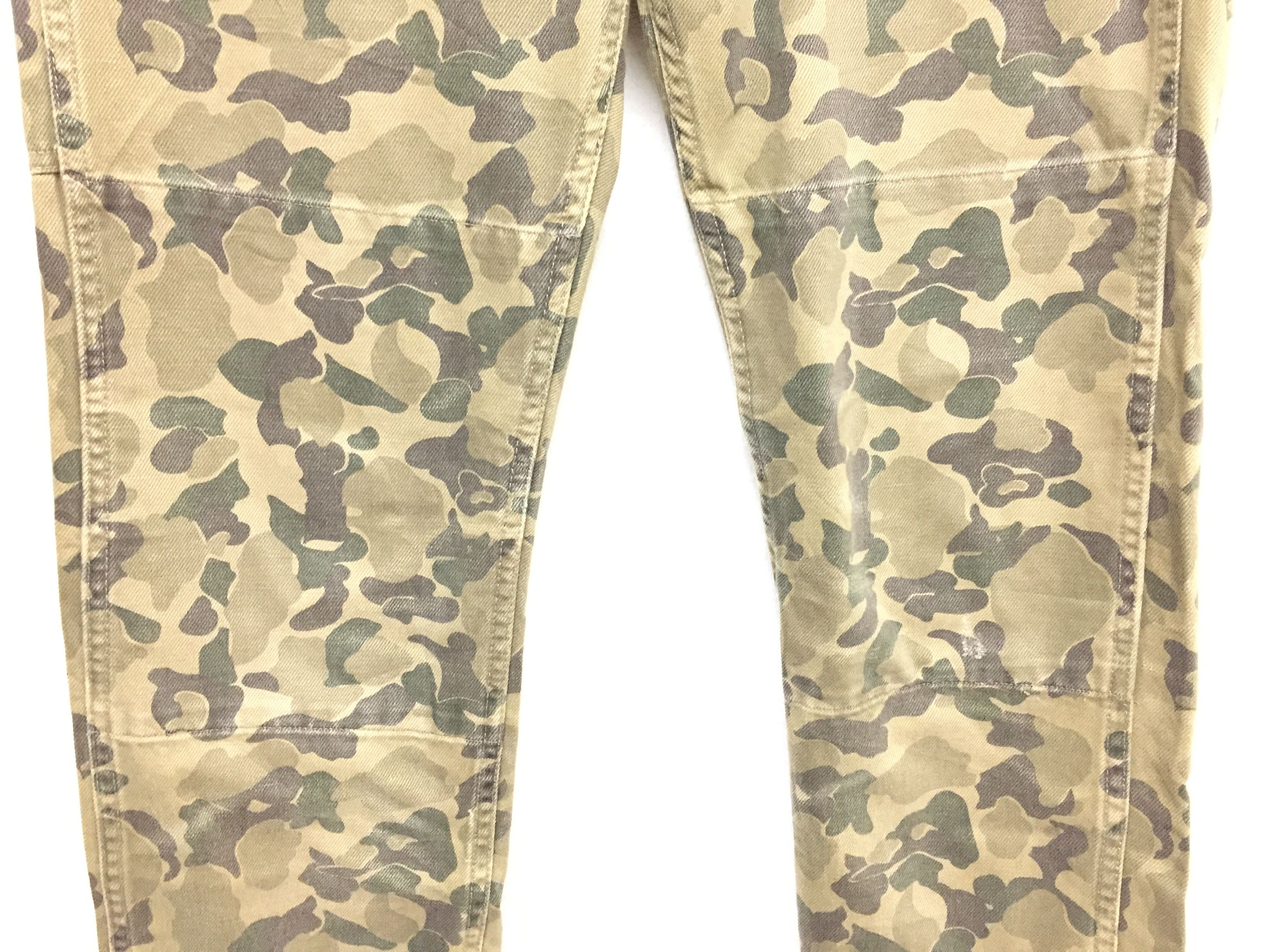 Polo Ralph Lauren Vtg POLO Ralph Lauren distressed camo carpenter pants Size US 31 - 3 Thumbnail
