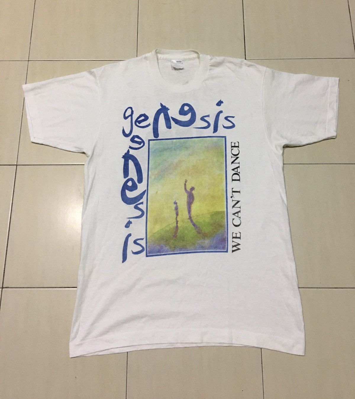 Band Tees × Vintage Vintage Genesis we cant dance European Tour 1992 band Shirt Size US L / EU 52-54 / 3 - 8 Thumbnail