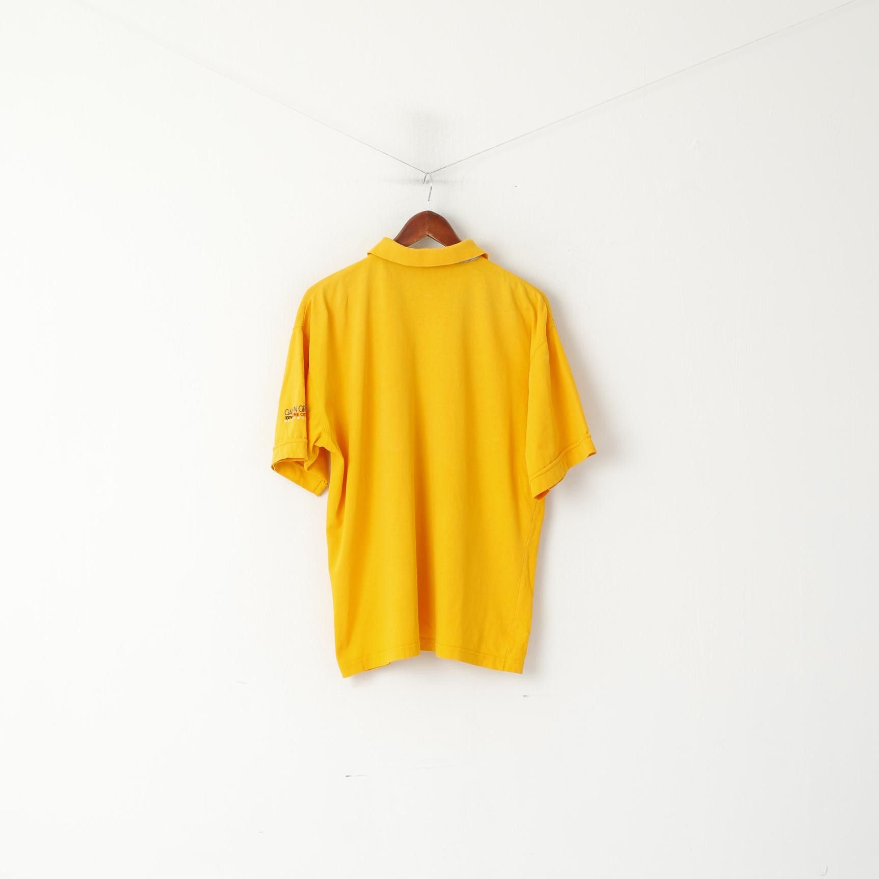 Other Galvin Green Men L Polo Shirt Yellow Cotton Vintage 8619 Size US L / EU 52-54 / 3 - 6 Thumbnail