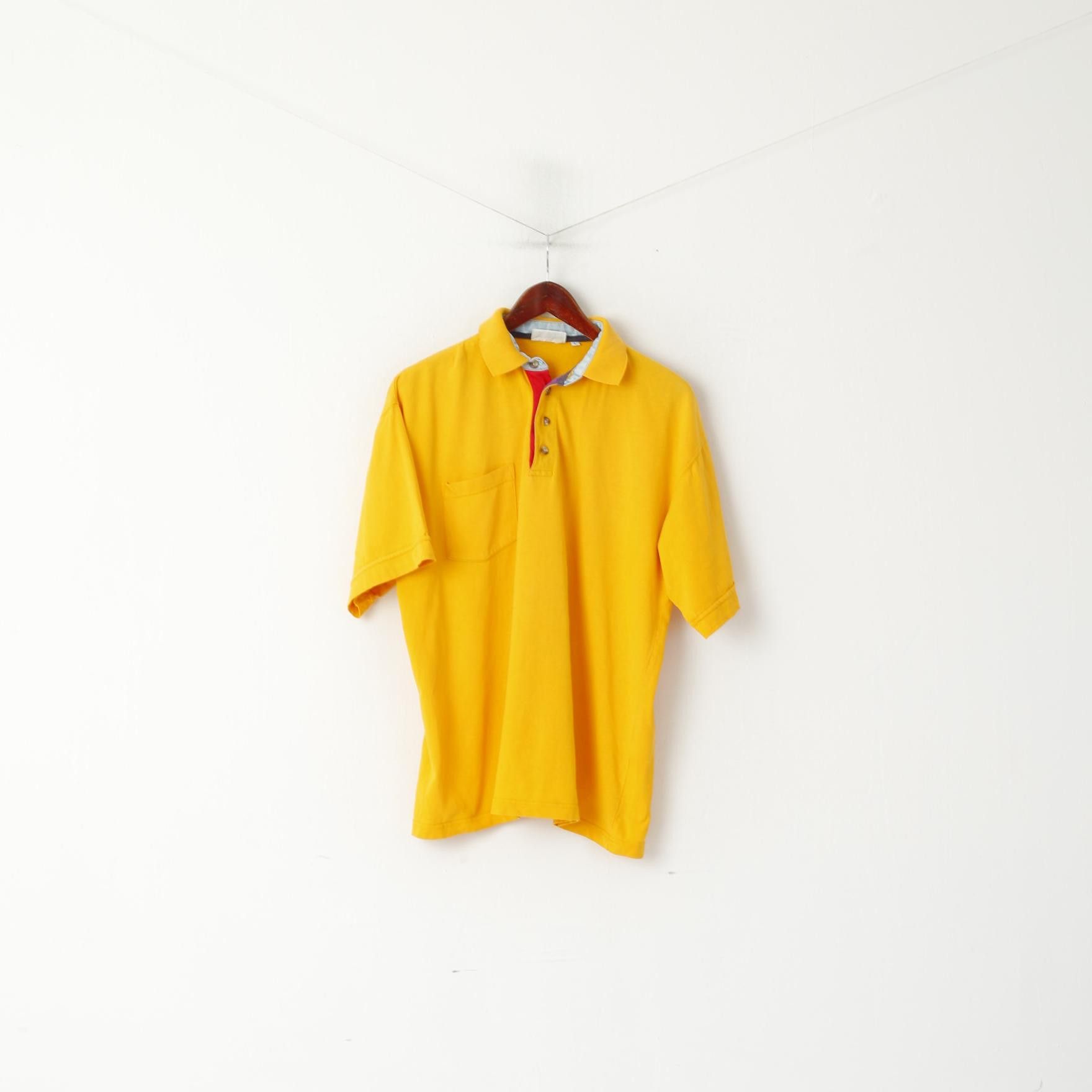 Other Galvin Green Men L Polo Shirt Yellow Cotton Vintage 8619 Size US L / EU 52-54 / 3 - 1 Thumbnail