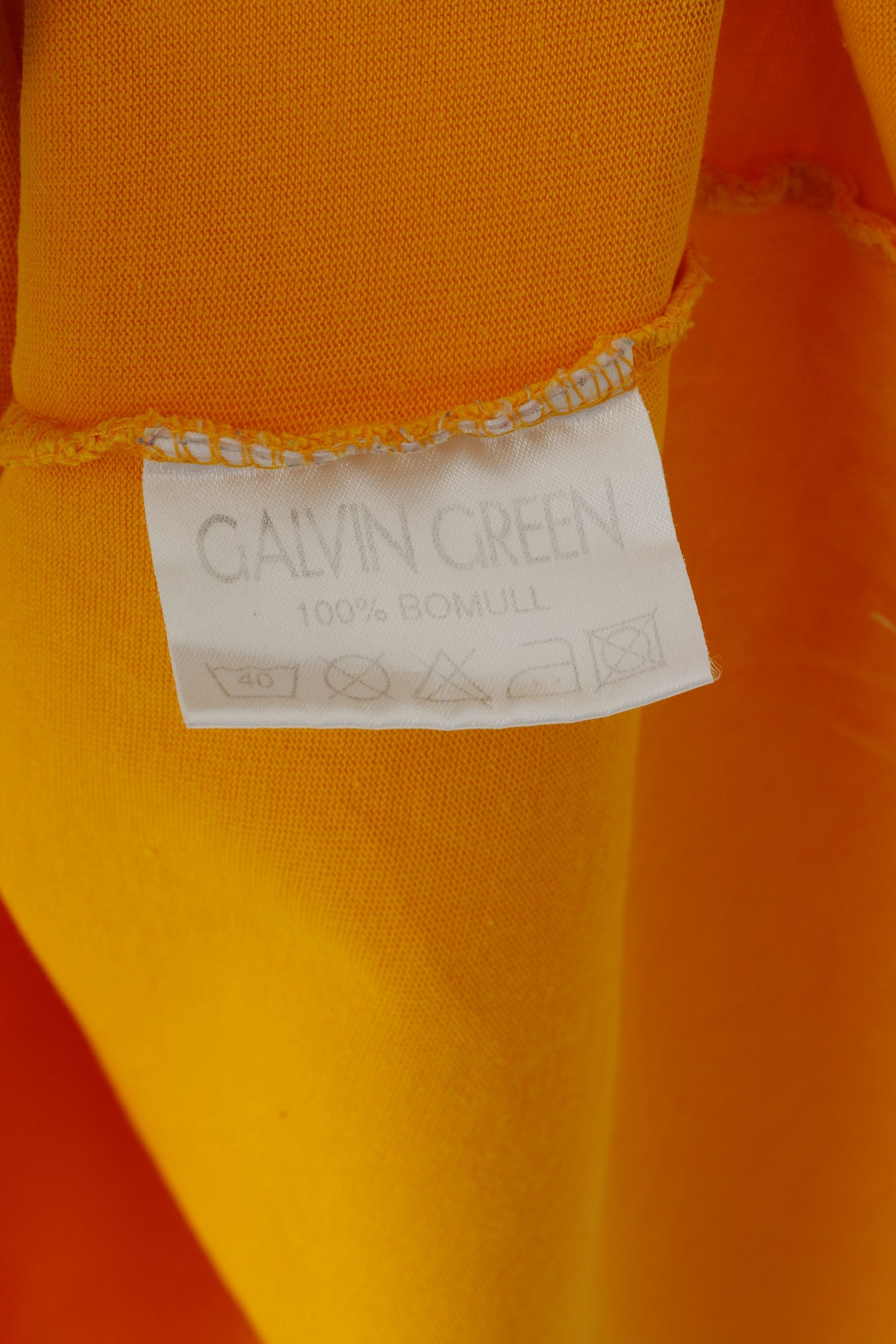 Other Galvin Green Men L Polo Shirt Yellow Cotton Vintage 8619 Size US L / EU 52-54 / 3 - 5 Thumbnail