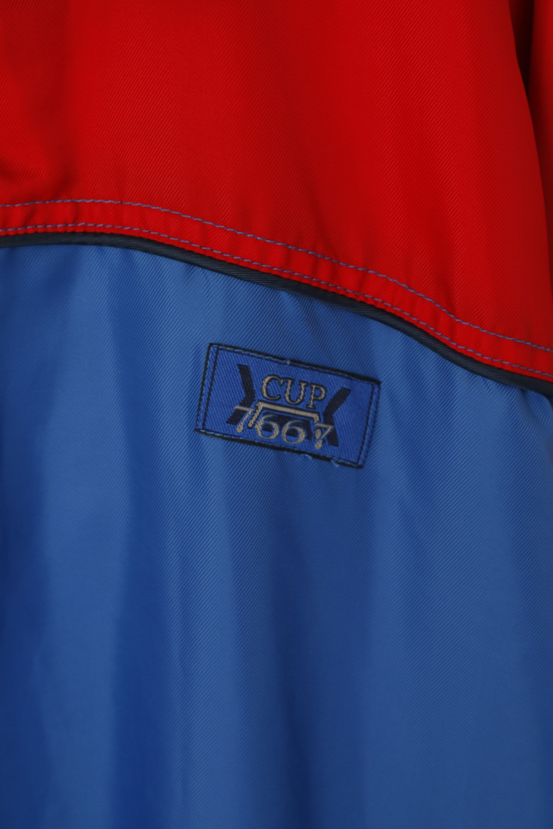 Vintage CUP 66 Men XL Jacket Blue Red FC Bayern Munchen 8641 Size US XL / EU 56 / 4 - 4 Thumbnail