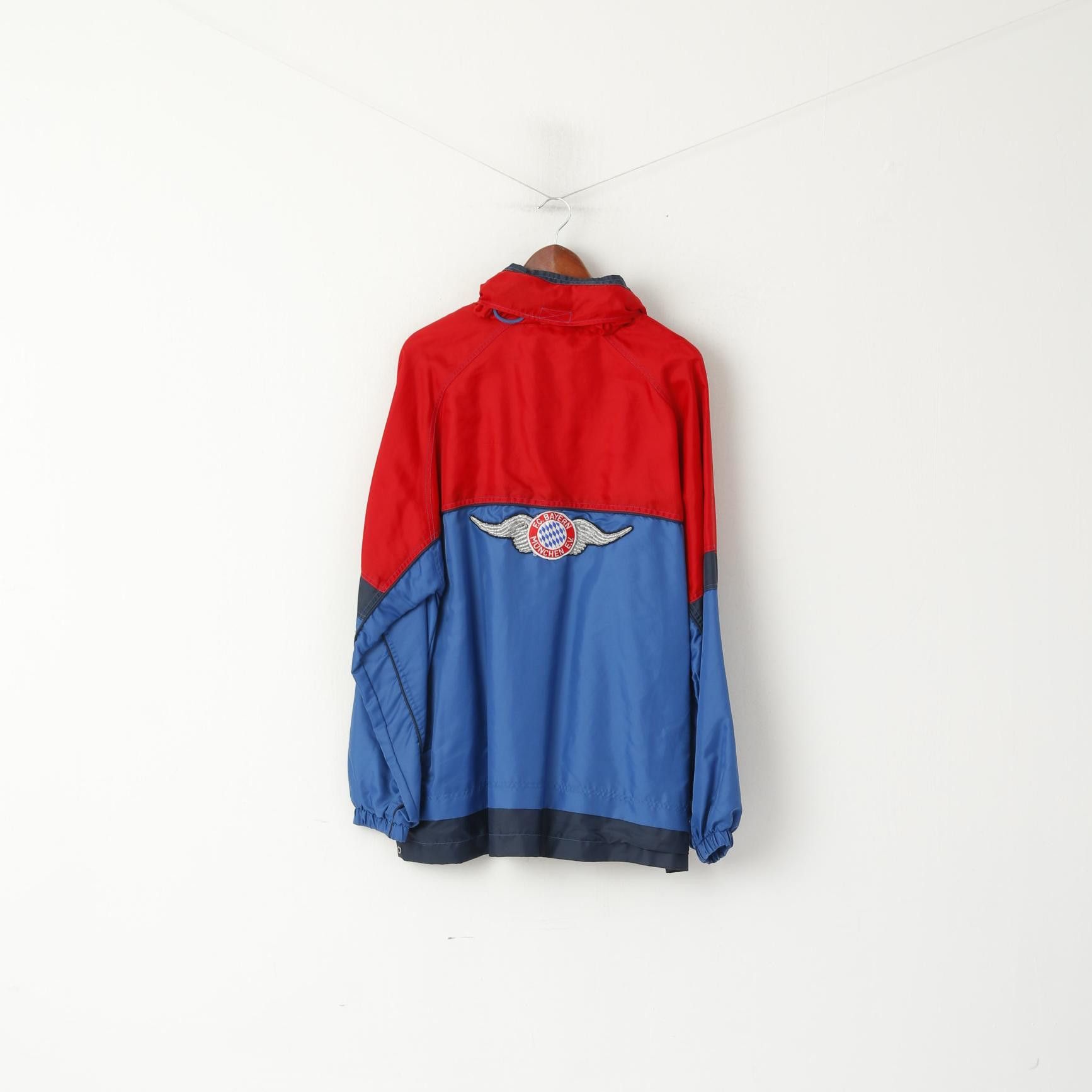 Vintage CUP 66 Men XL Jacket Blue Red FC Bayern Munchen 8641 Size US XL / EU 56 / 4 - 7 Thumbnail