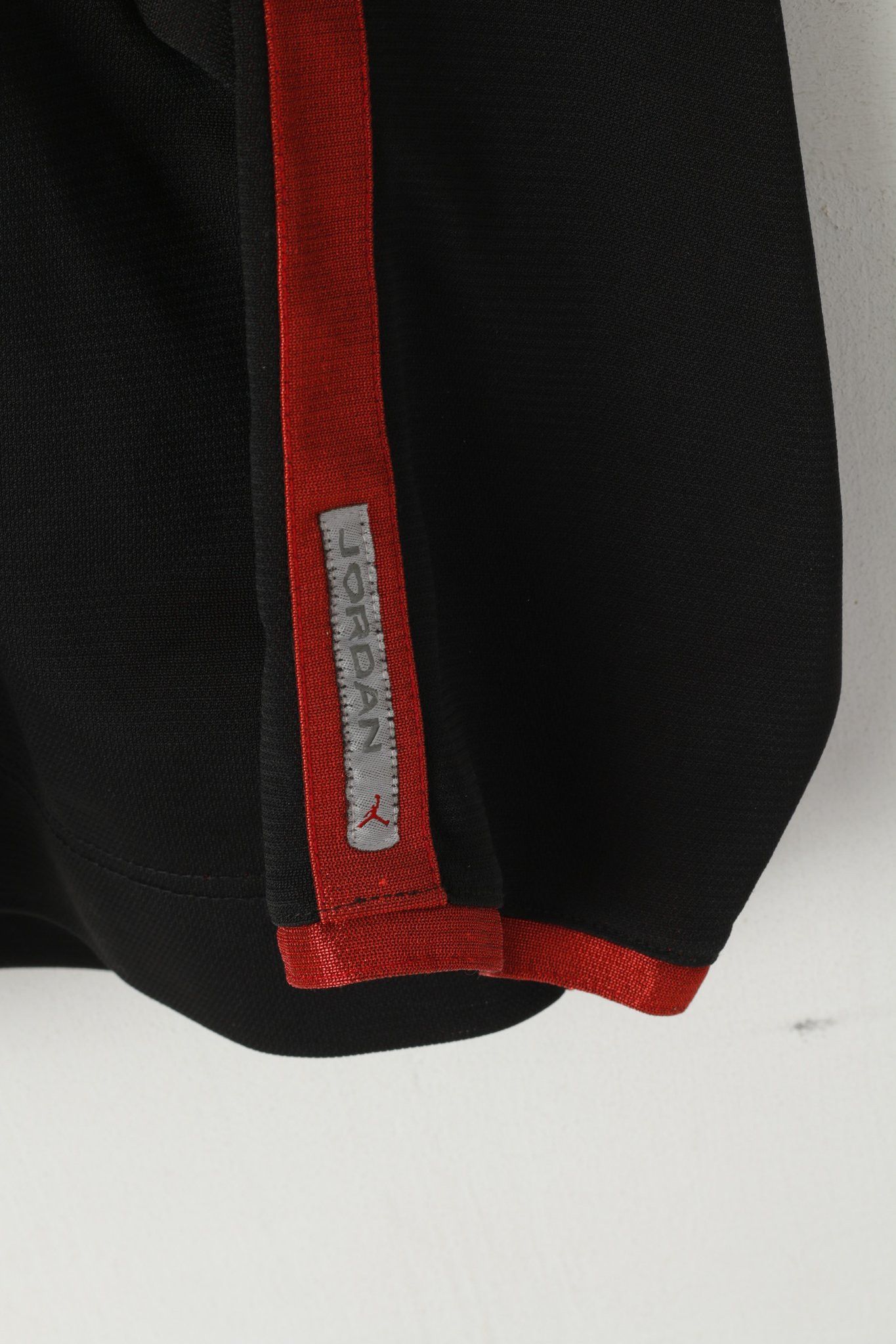Jordan Brand Nike Jordan Men M Sweatshirt Black Shiny Nylon NBA 1264 Size US M / EU 48-50 / 2 - 4 Thumbnail
