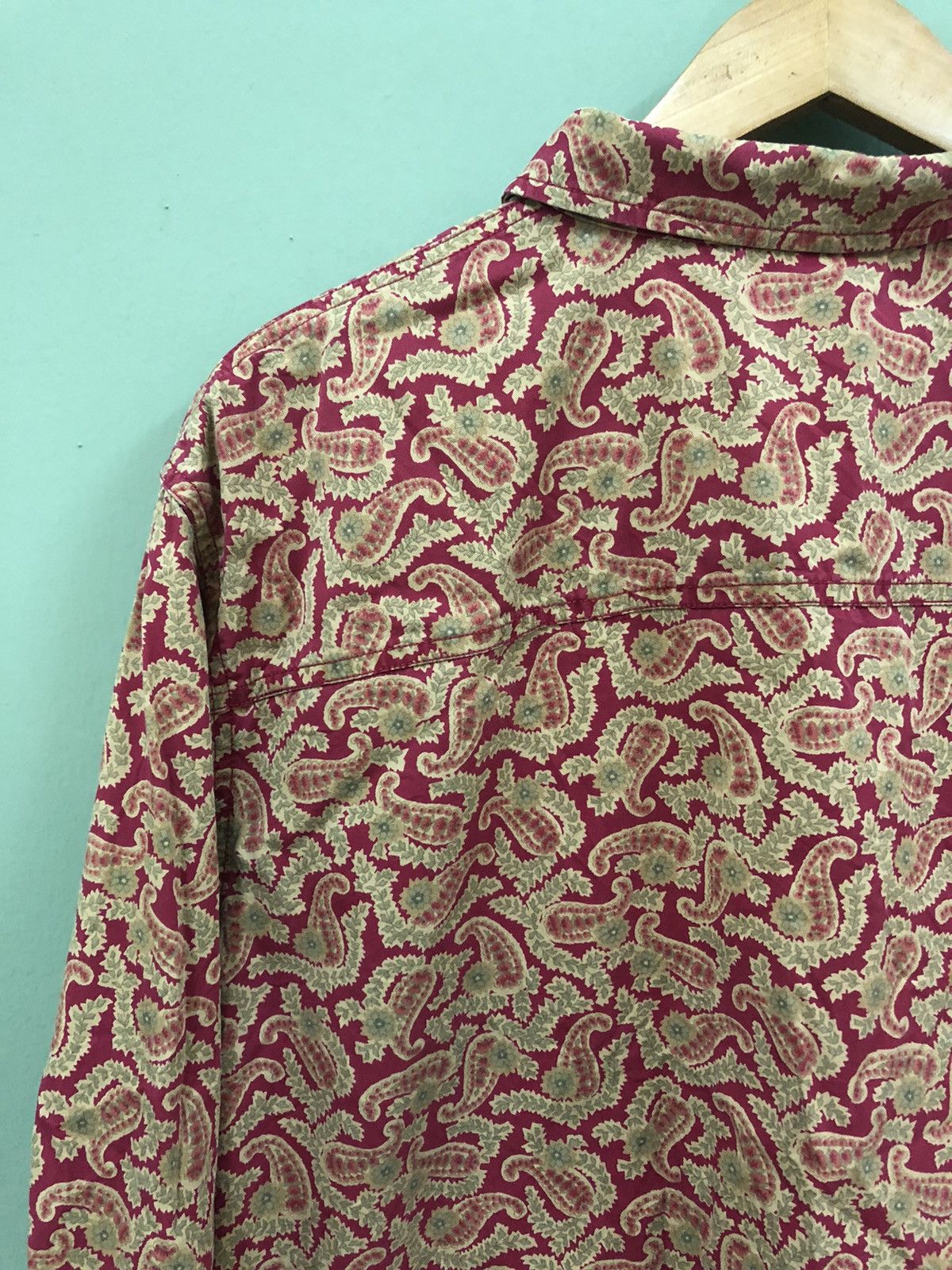 Lauren Ralph Lauren × Polo Ralph Lauren × Ralph Lauren RALPH LAUREN - PAISLEY DESIGN DOUBLE POCKET SHIRTS Size US XXL / EU 58 / 5 - 7 Thumbnail