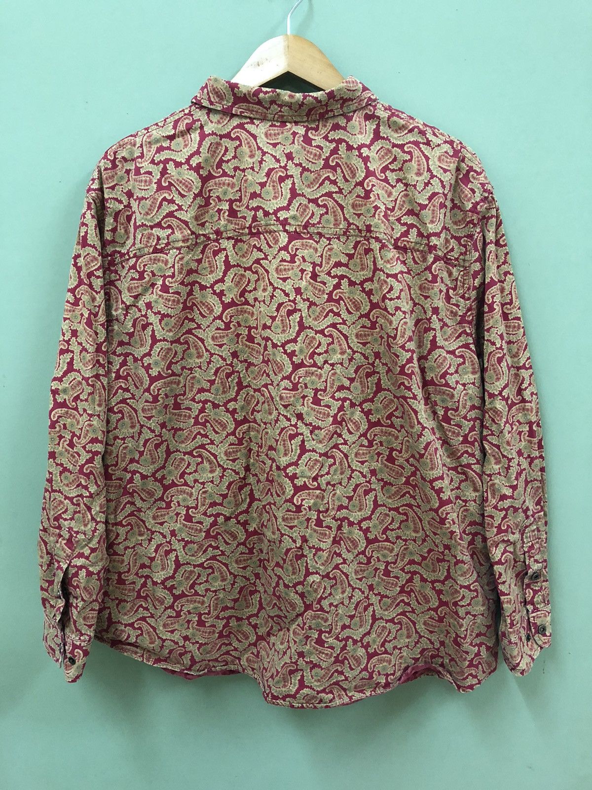 Lauren Ralph Lauren × Polo Ralph Lauren × Ralph Lauren RALPH LAUREN - PAISLEY DESIGN DOUBLE POCKET SHIRTS Size US XXL / EU 58 / 5 - 6 Thumbnail
