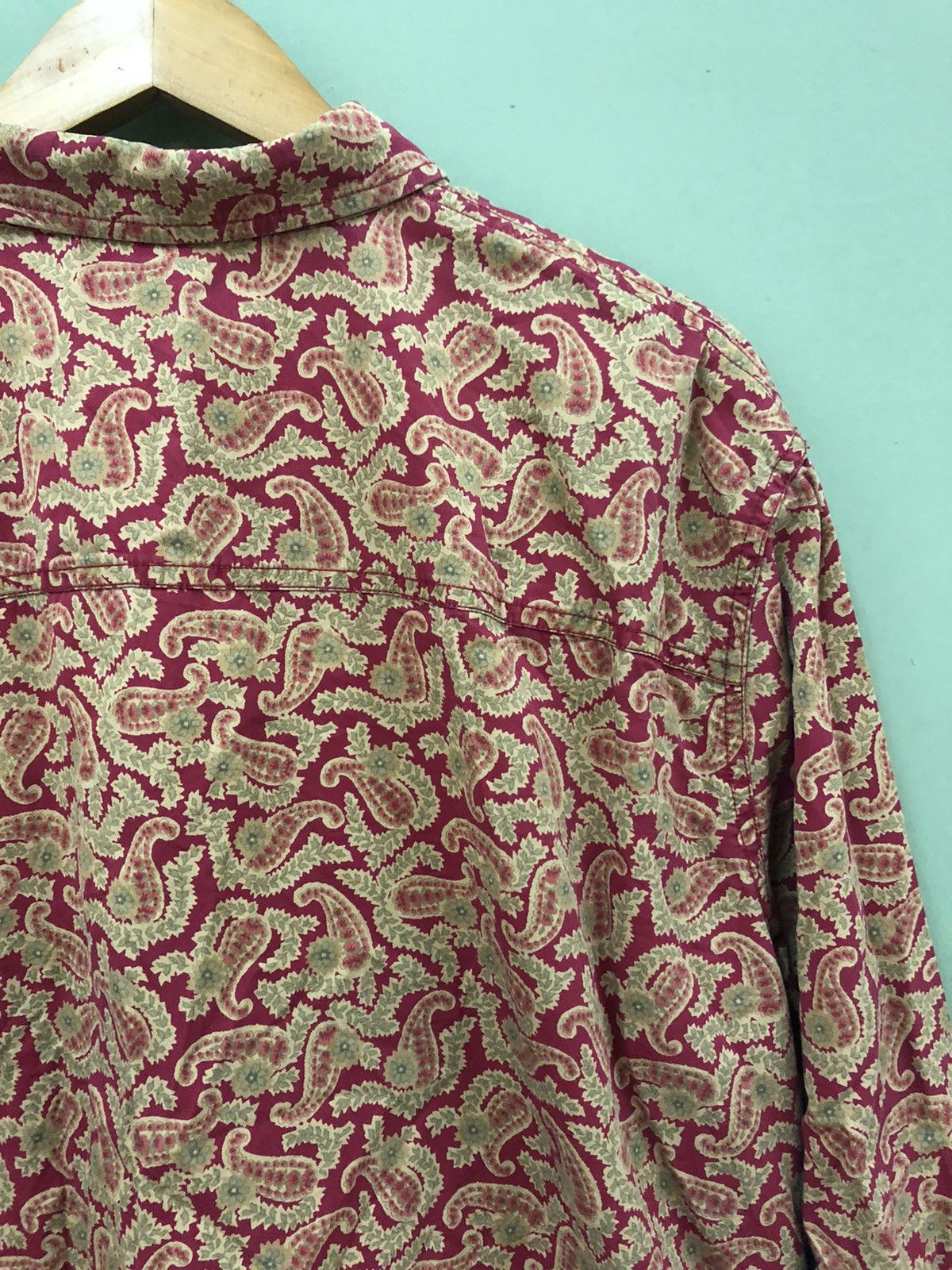 Lauren Ralph Lauren × Polo Ralph Lauren × Ralph Lauren RALPH LAUREN - PAISLEY DESIGN DOUBLE POCKET SHIRTS Size US XXL / EU 58 / 5 - 8 Thumbnail
