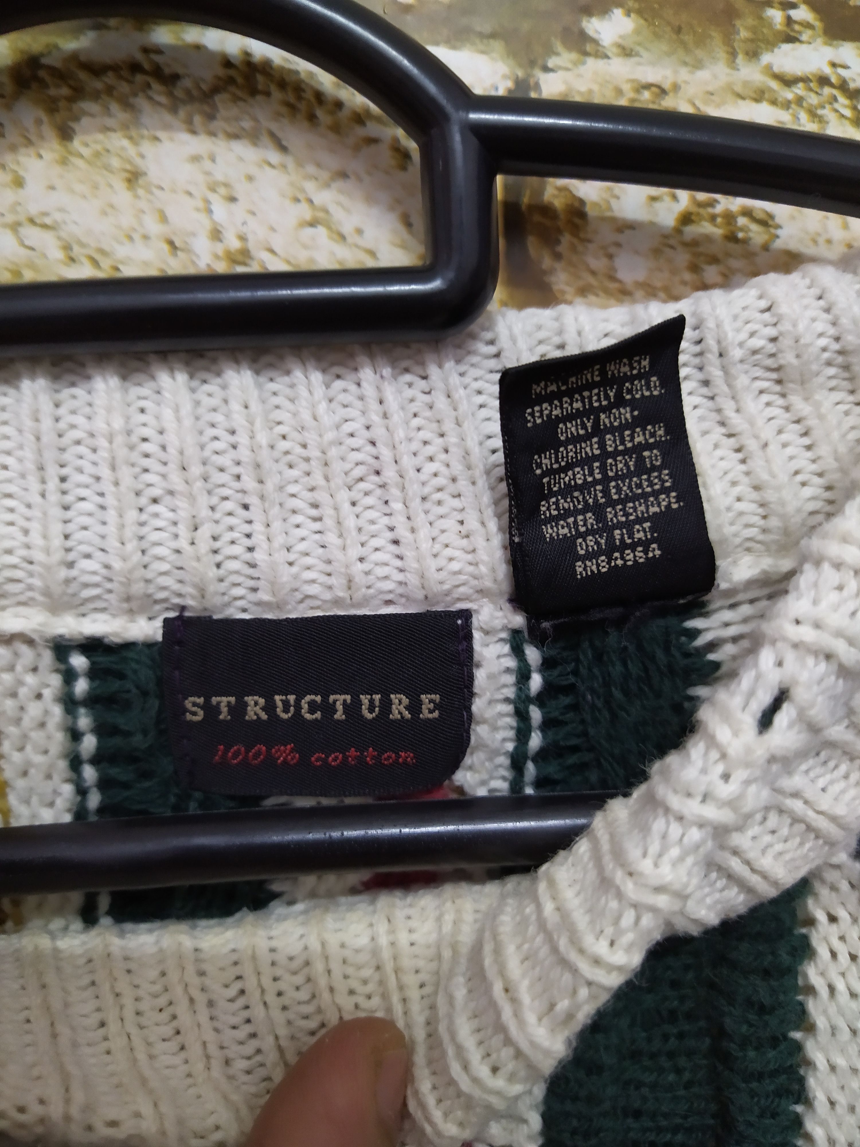 Structure STRUCTURE KNITWEAR OVERSIZED COOGI INSPIRED (B800) Size US S / EU 44-46 / 1 - 4 Thumbnail
